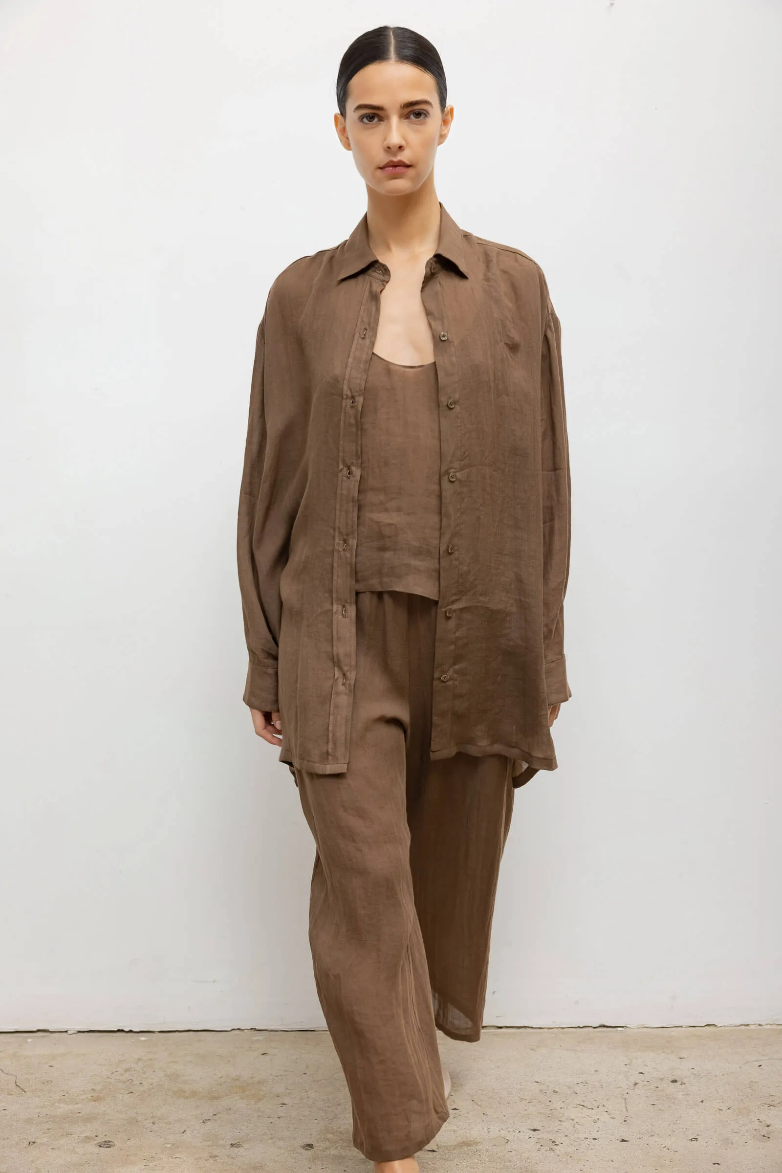 Niko Oversized Button Down sold by Leset product image thumbnail 4