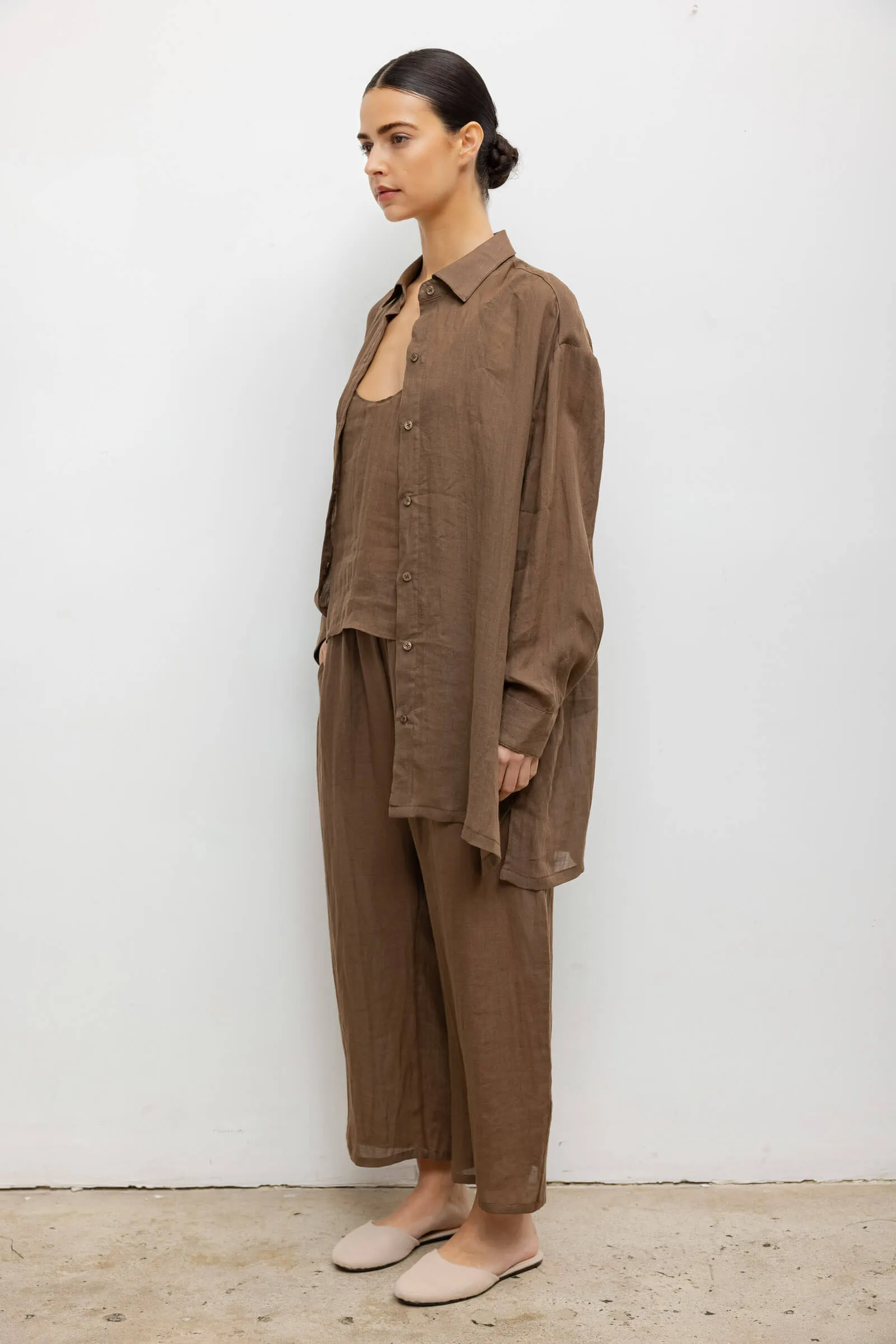 Niko Oversized Button Down sold by Leset product image thumbnail 5