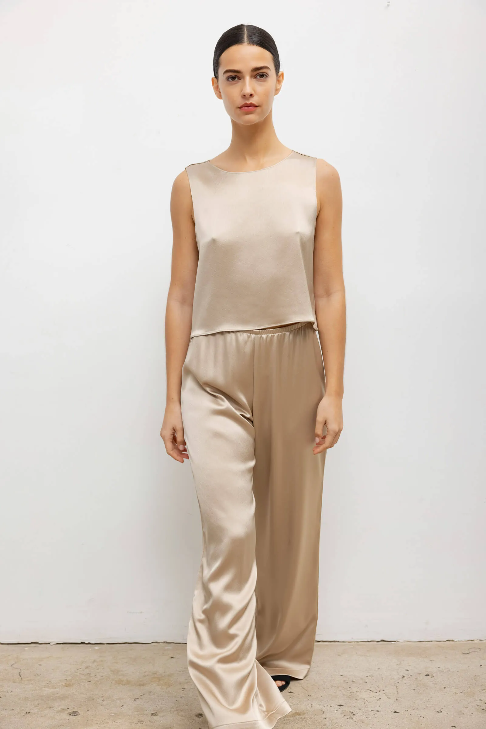 Barb Crop Sleeveless Crew sold by Leset product image thumbnail 4