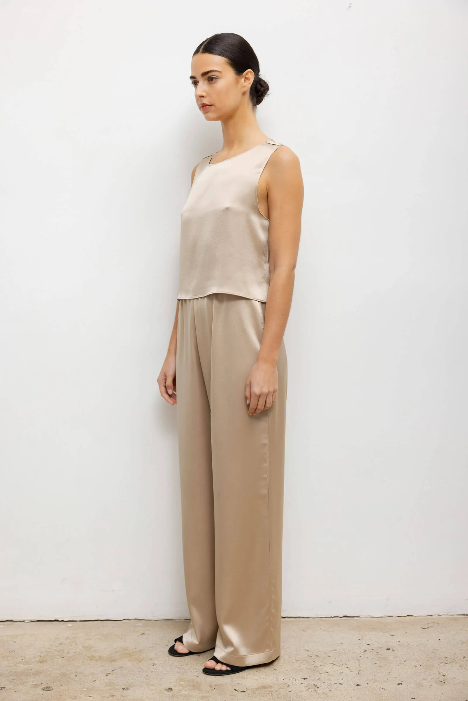 Barb Crop Sleeveless Crew sold by Leset product image thumbnail 5