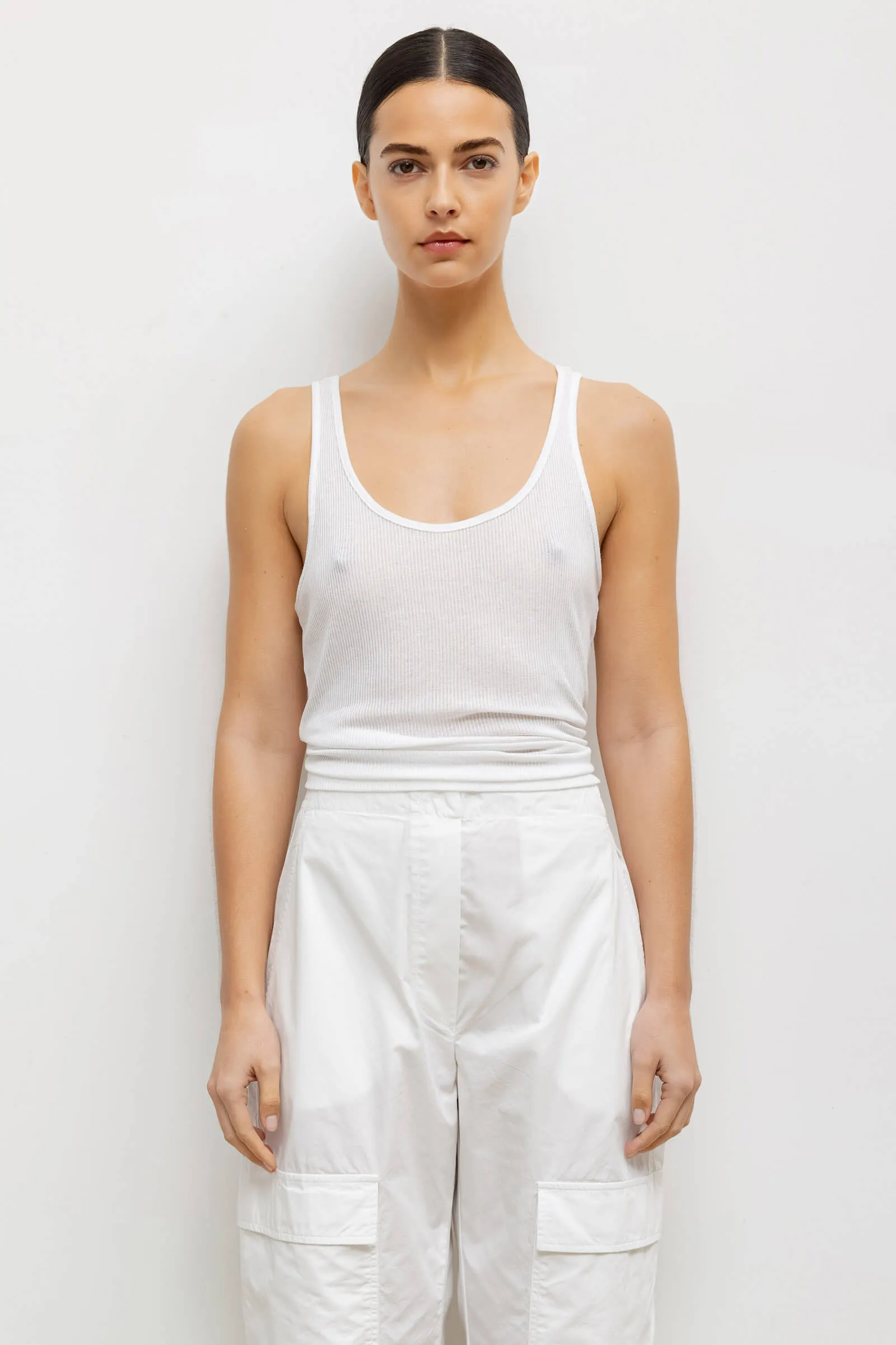 Rozzi Scoop Neck Tank sold by Leset