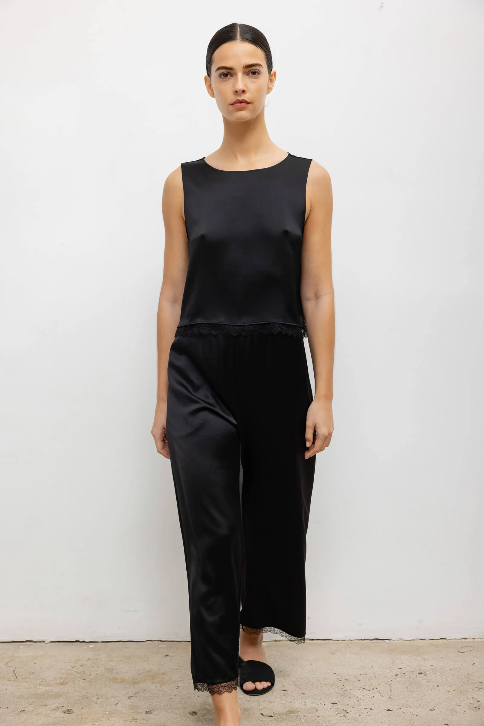 Barb Lace Crop Sleeveless Crew sold by Leset product image thumbnail 4