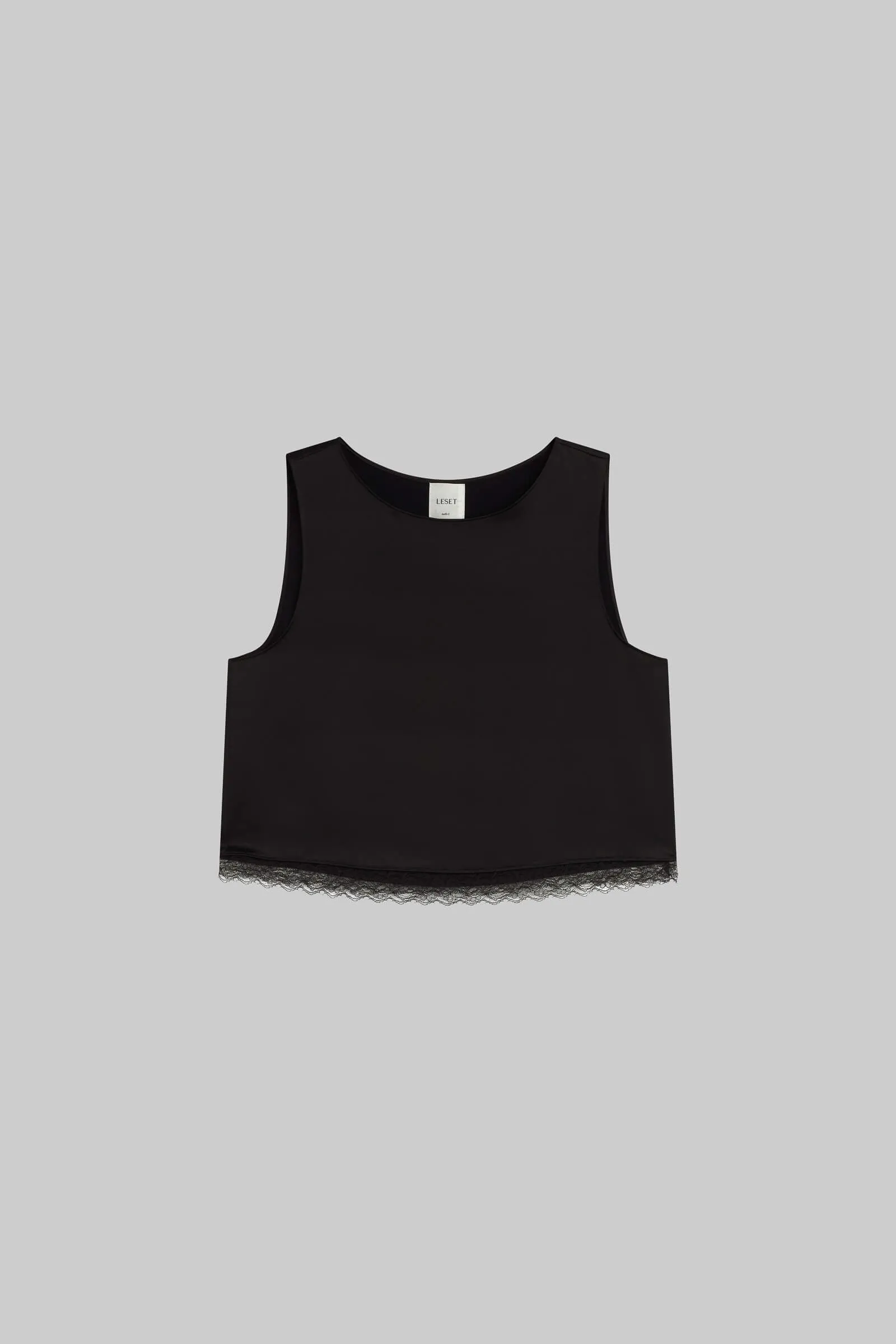 Barb Lace Crop Sleeveless Crew sold by Leset product image thumbnail 2
