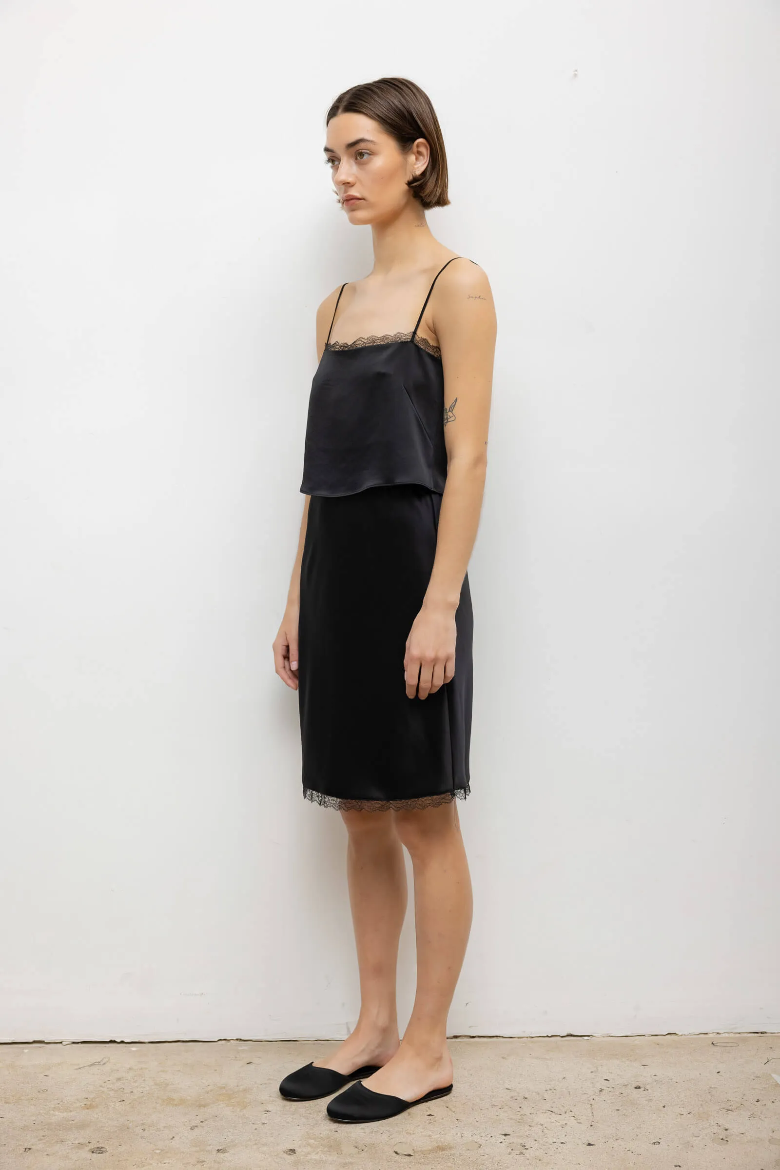 Barb Lace Slip Skirt sold by Leset product image thumbnail 4