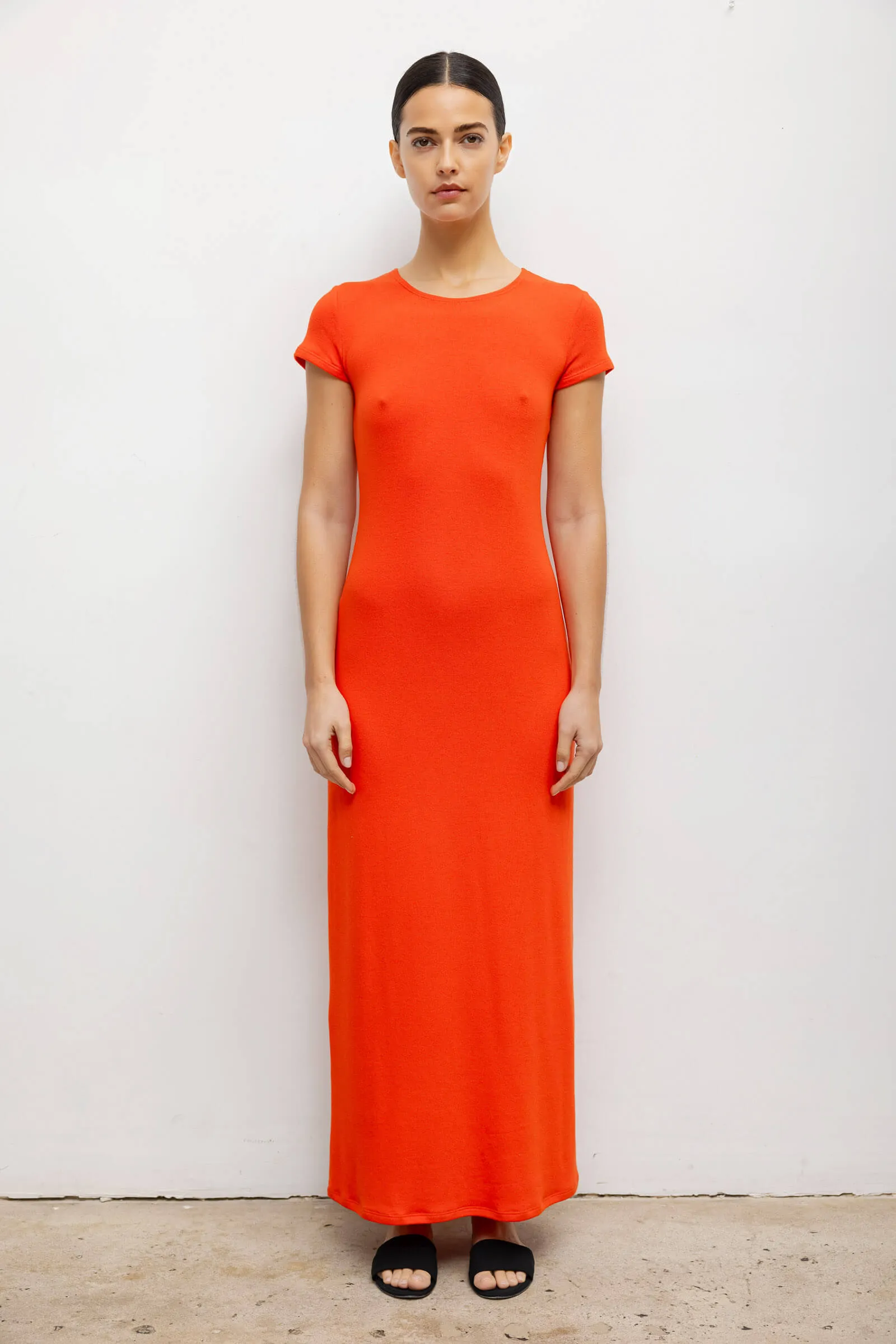 Lauren Short Sleeve Maxi Dress sold by Leset