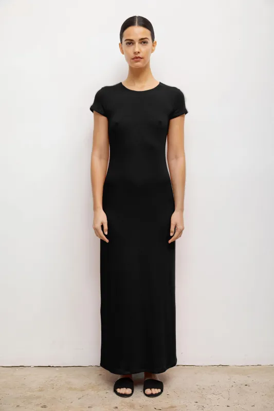 Lauren Short Sleeve Maxi Dress sold by Leset