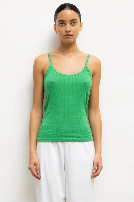Pointelle Tank sold by Leset