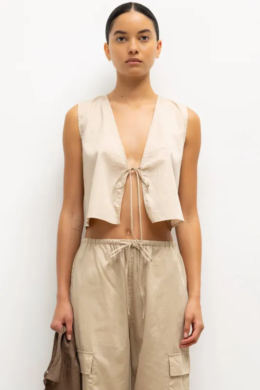 Yoko Tie Top sold by Leset