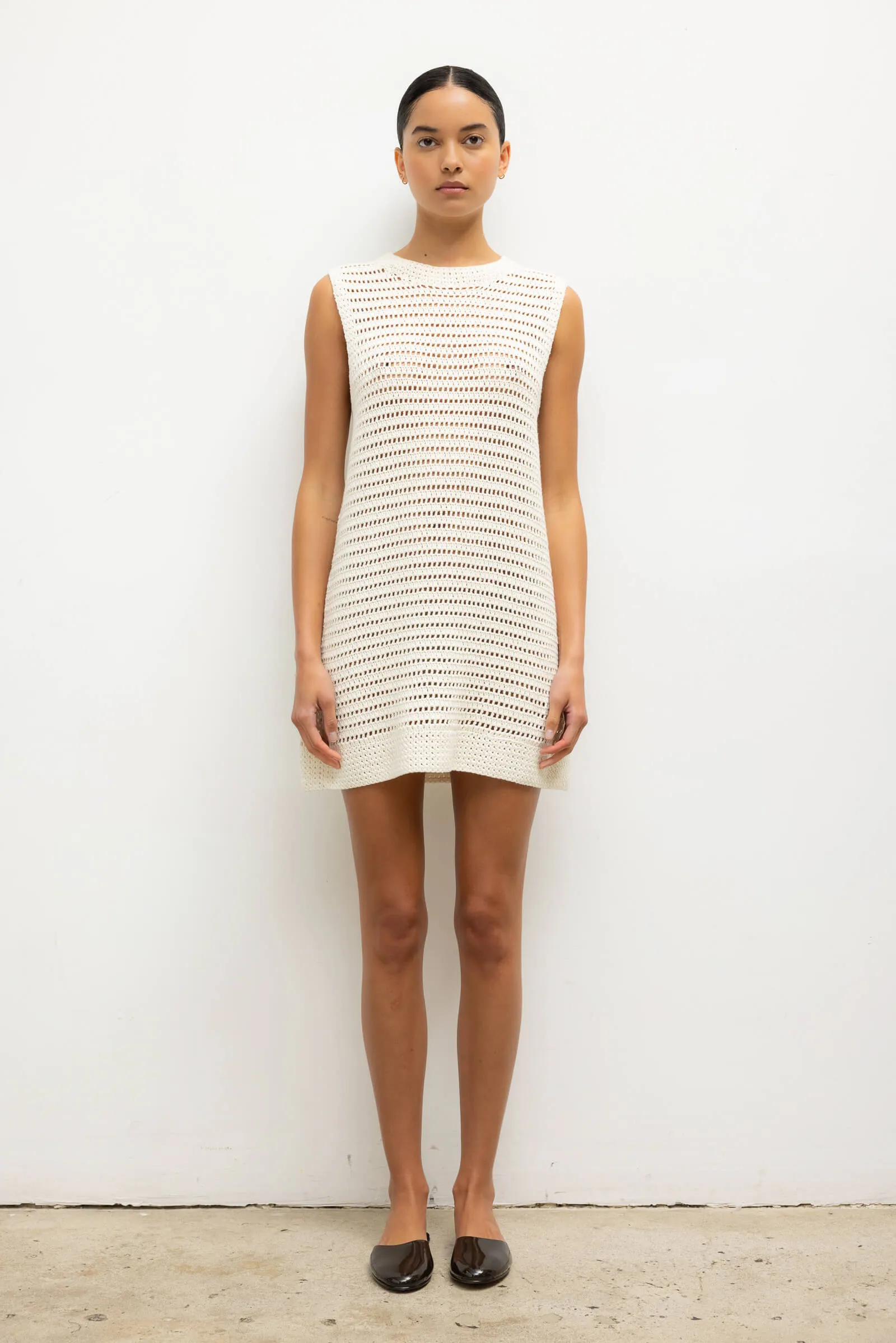 Lucy Sleeveless Mini Dress sold by Leset