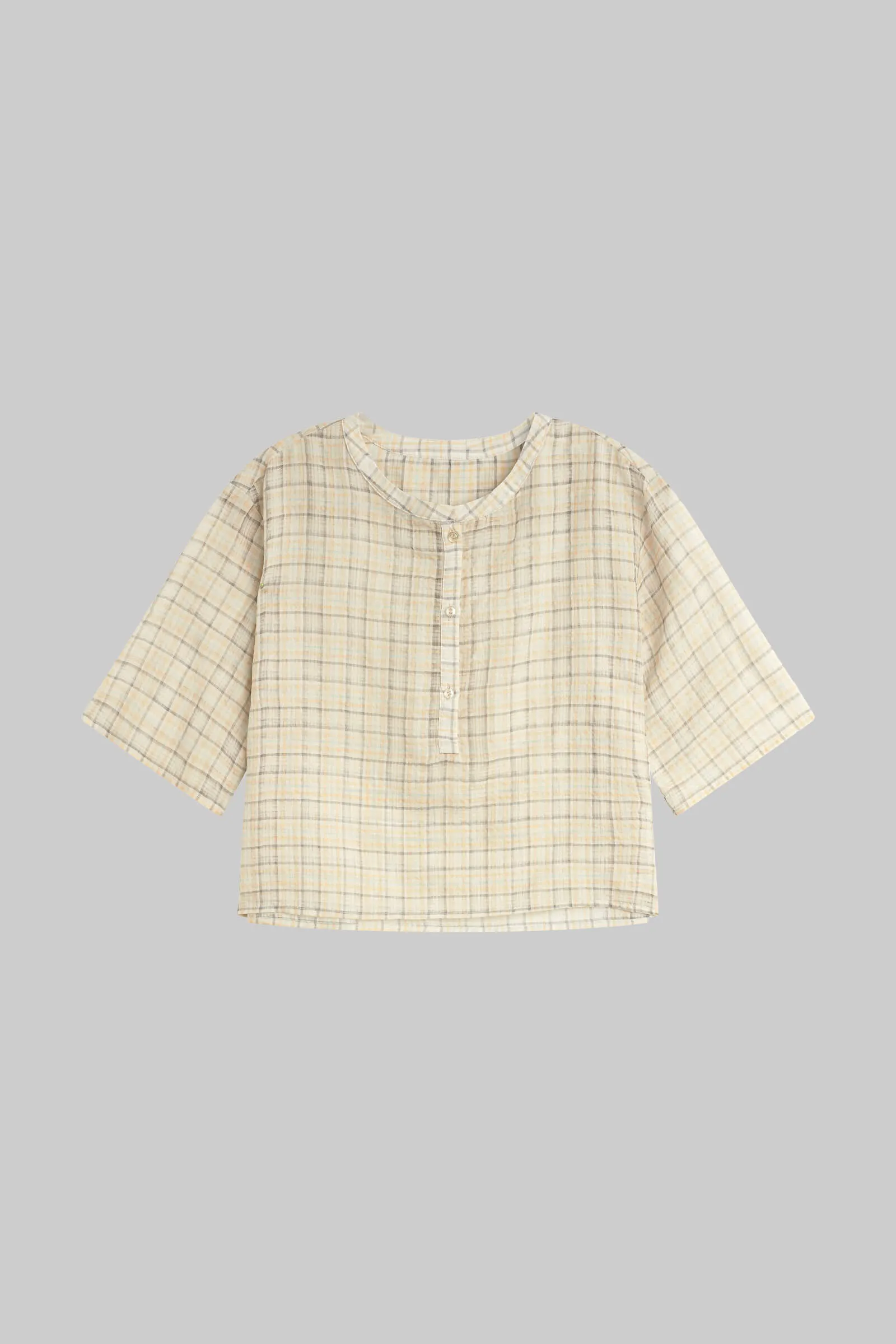 Carmen Short Sleeve Henley sold by Leset product image thumbnail 2