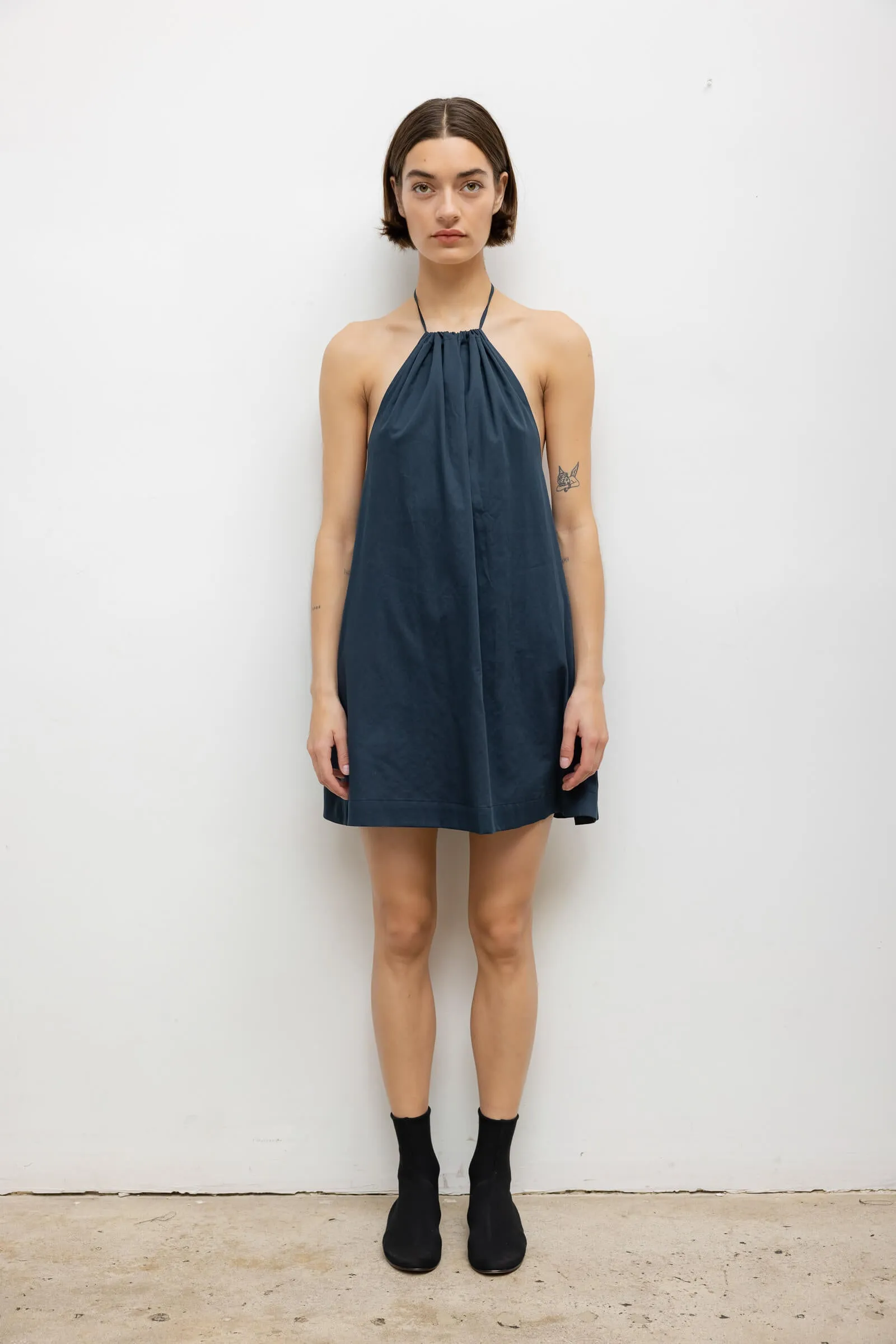 Yoko Halter Mini Dress sold by Leset