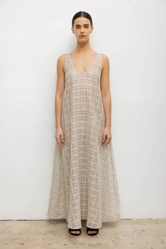 Carmen Scoop Back Dress sold by Leset