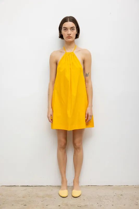 LOTSYOU ♥ Darlene Mini Dress/追跡付 Halter Mini Dress - Mock Neck with Sexy Side Ruching