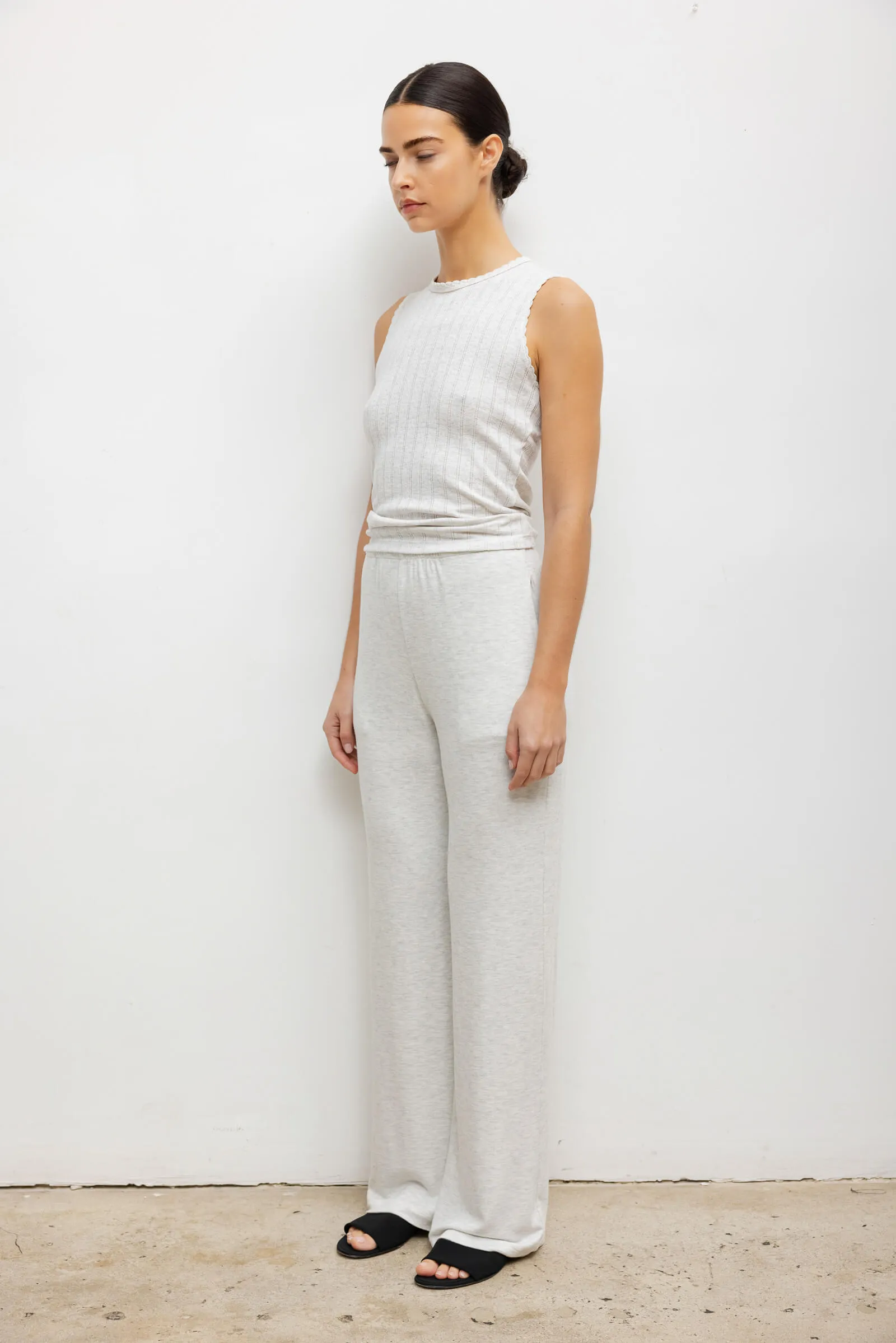 Pointelle Sleeveless Crew sold by Leset product image thumbnail 4