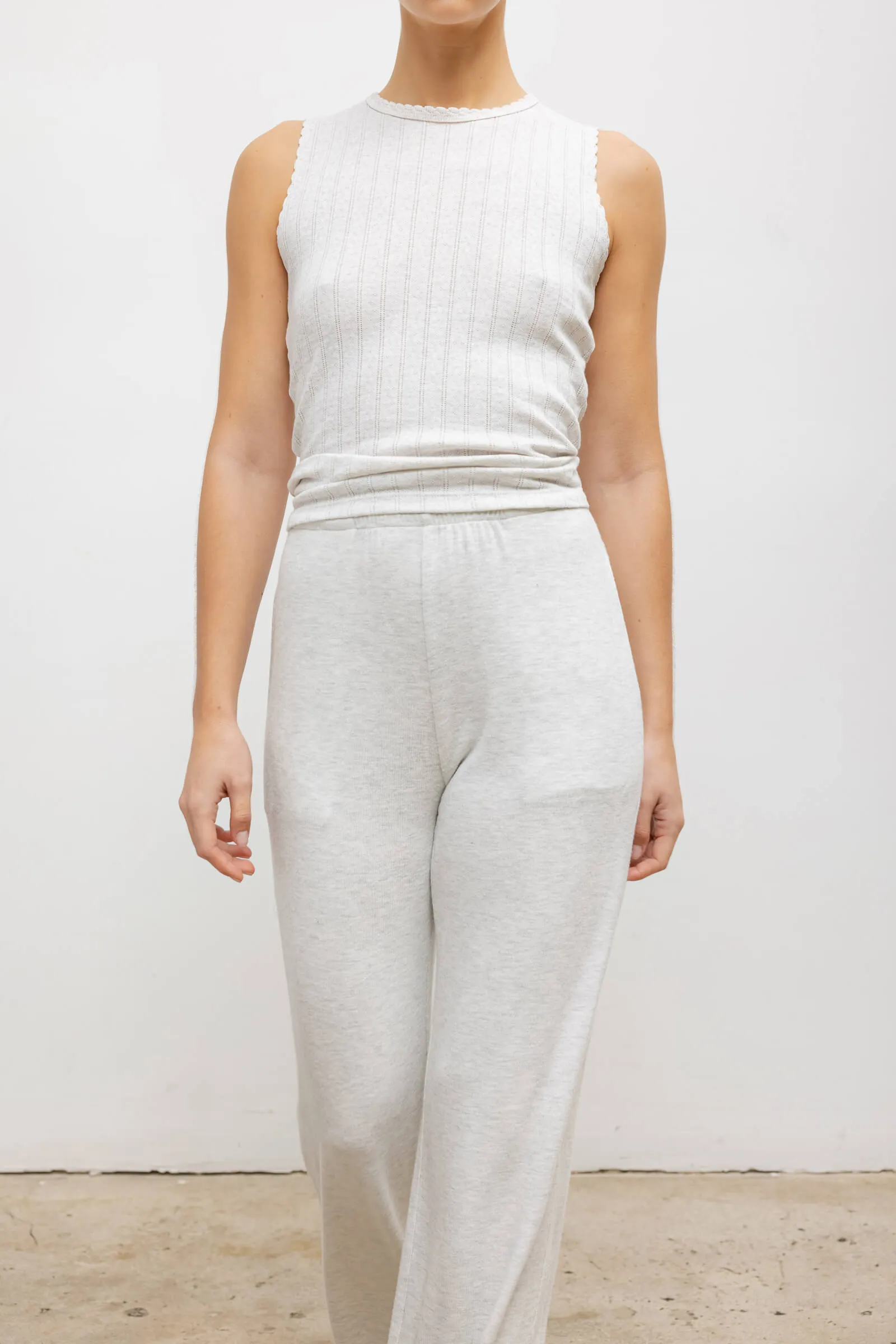 Pointelle Sleeveless Crew sold by Leset product image thumbnail 5
