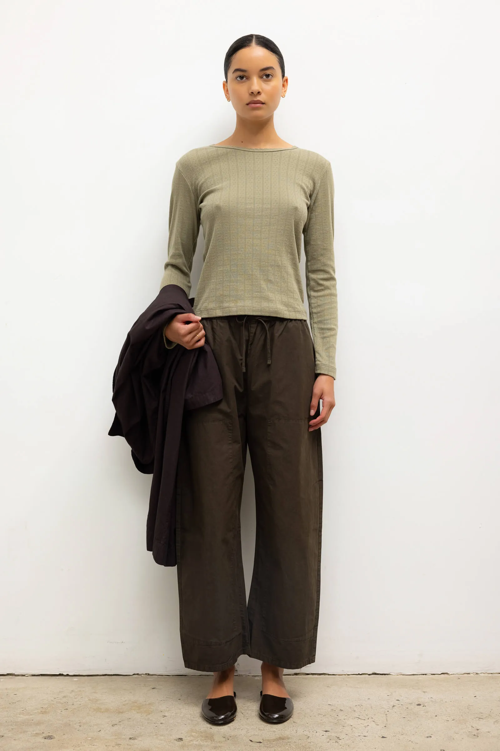 Pointelle Slim Fit Long Sleeve sold by Leset product image thumbnail 3