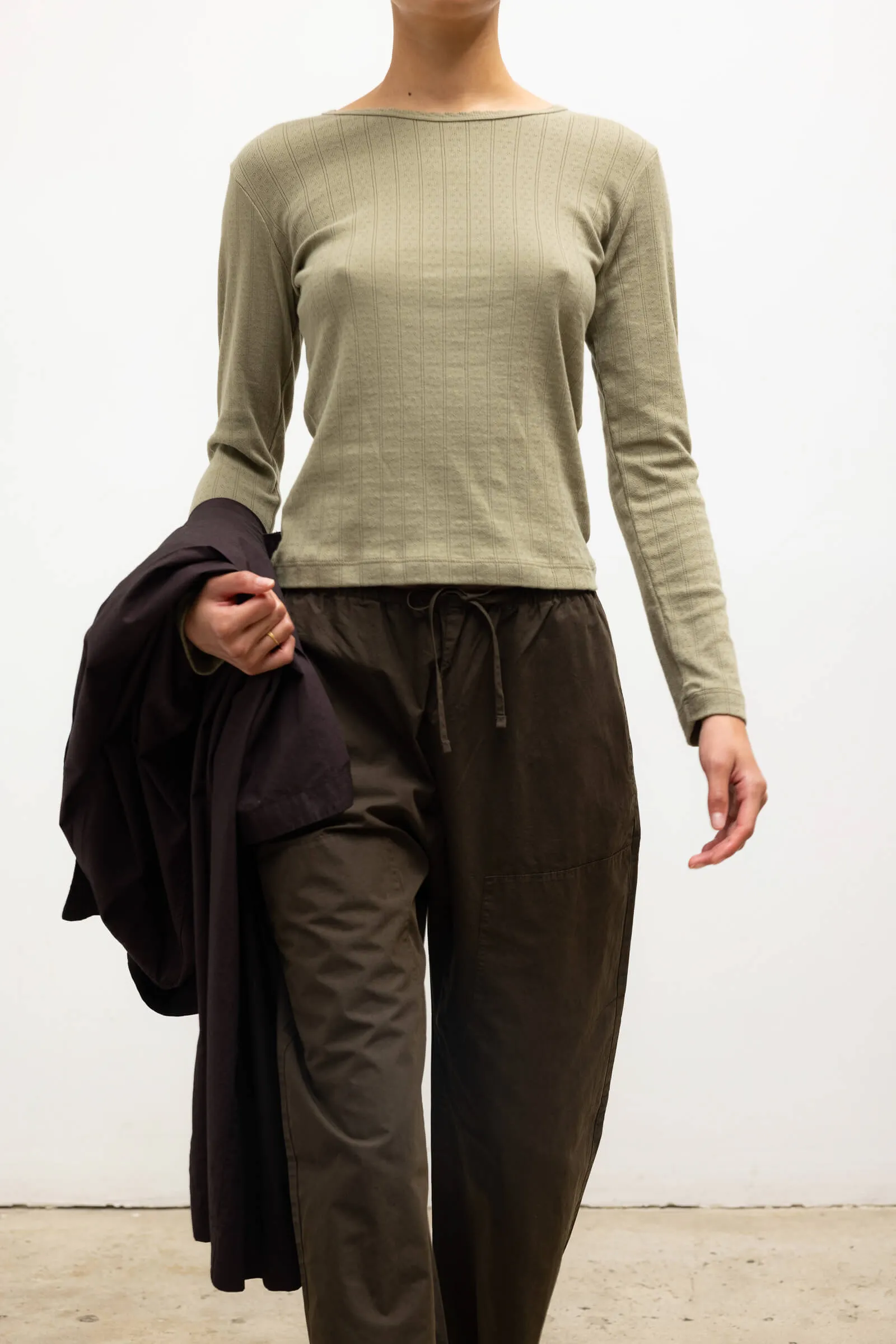 Pointelle Slim Fit Long Sleeve sold by Leset product image thumbnail 5