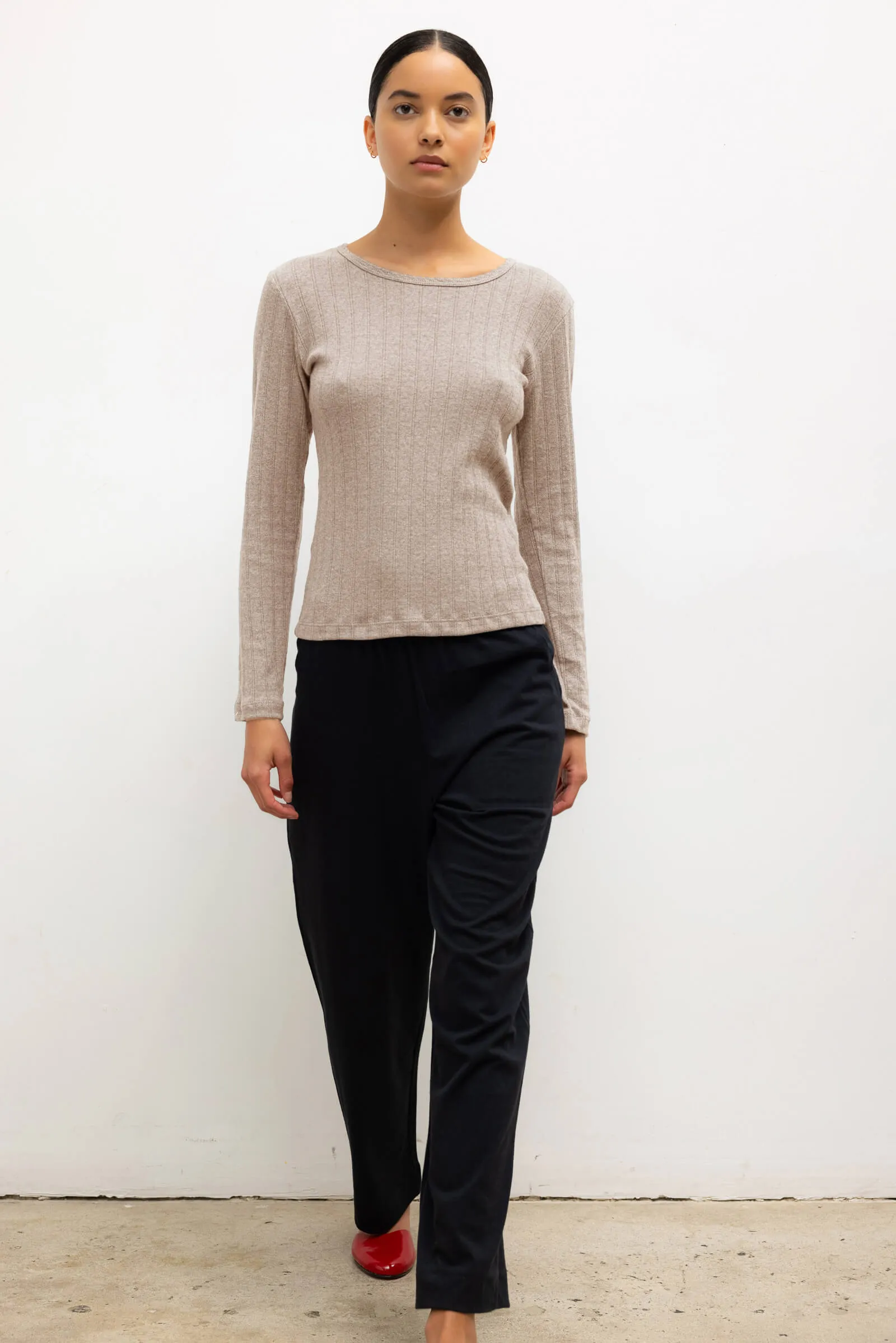 Pointelle Slim Fit Long Sleeve sold by Leset product image thumbnail 3
