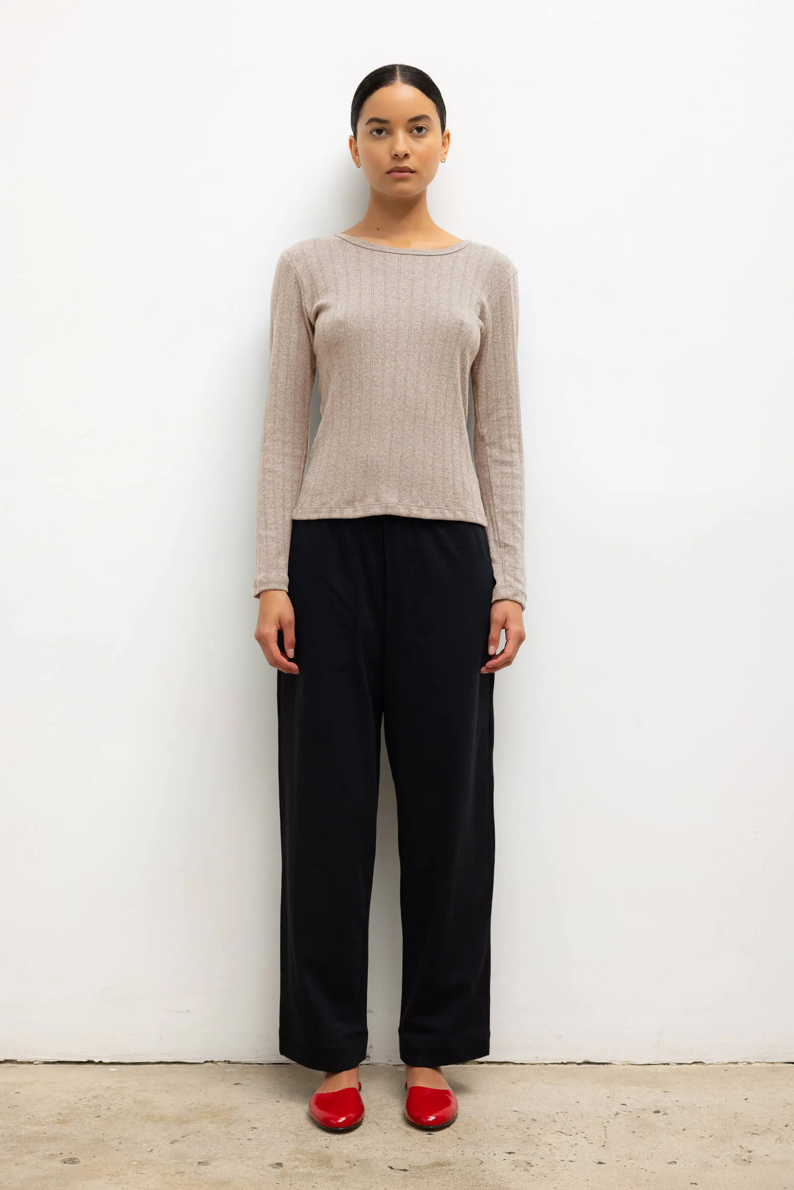 Pointelle Slim Fit Long Sleeve sold by Leset product image thumbnail 2