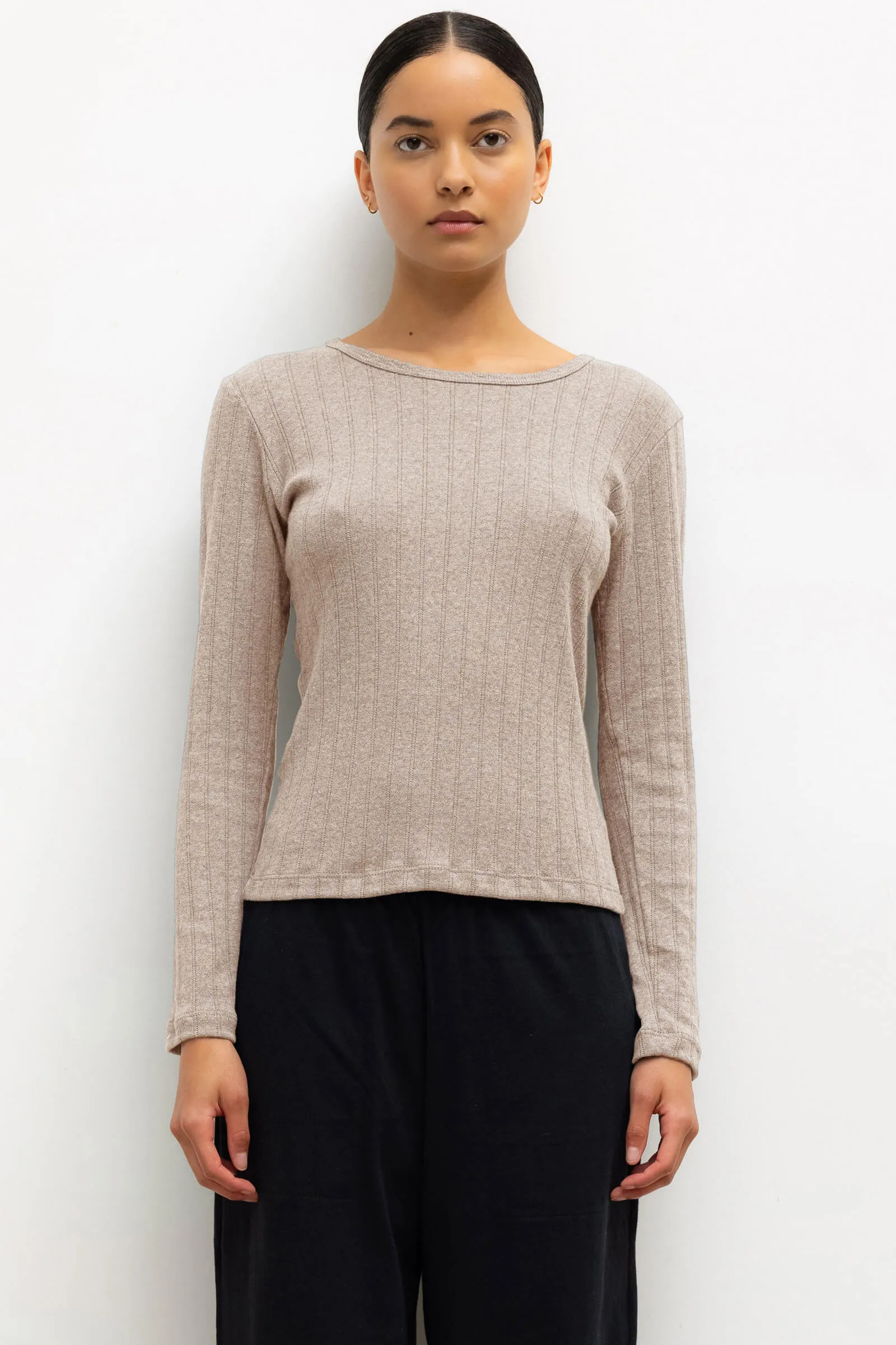 Pointelle Slim Fit Long Sleeve sold by Leset