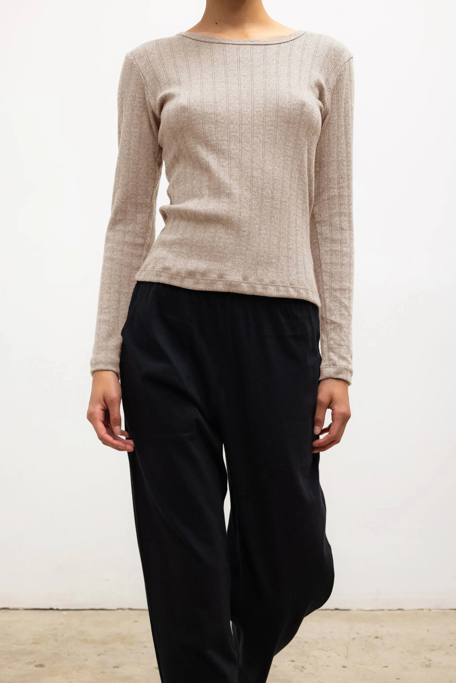 Pointelle Slim Fit Long Sleeve sold by Leset product image thumbnail 4