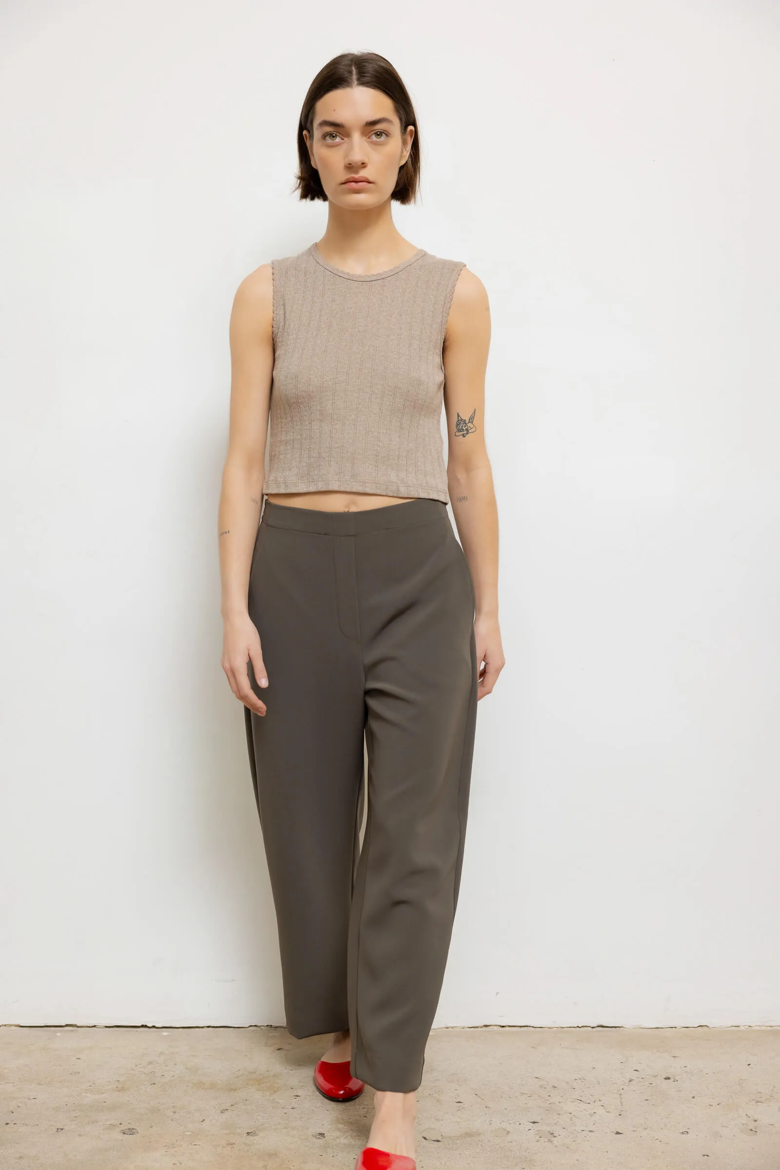 Pointelle Sleeveless Crew sold by Leset product image thumbnail 4