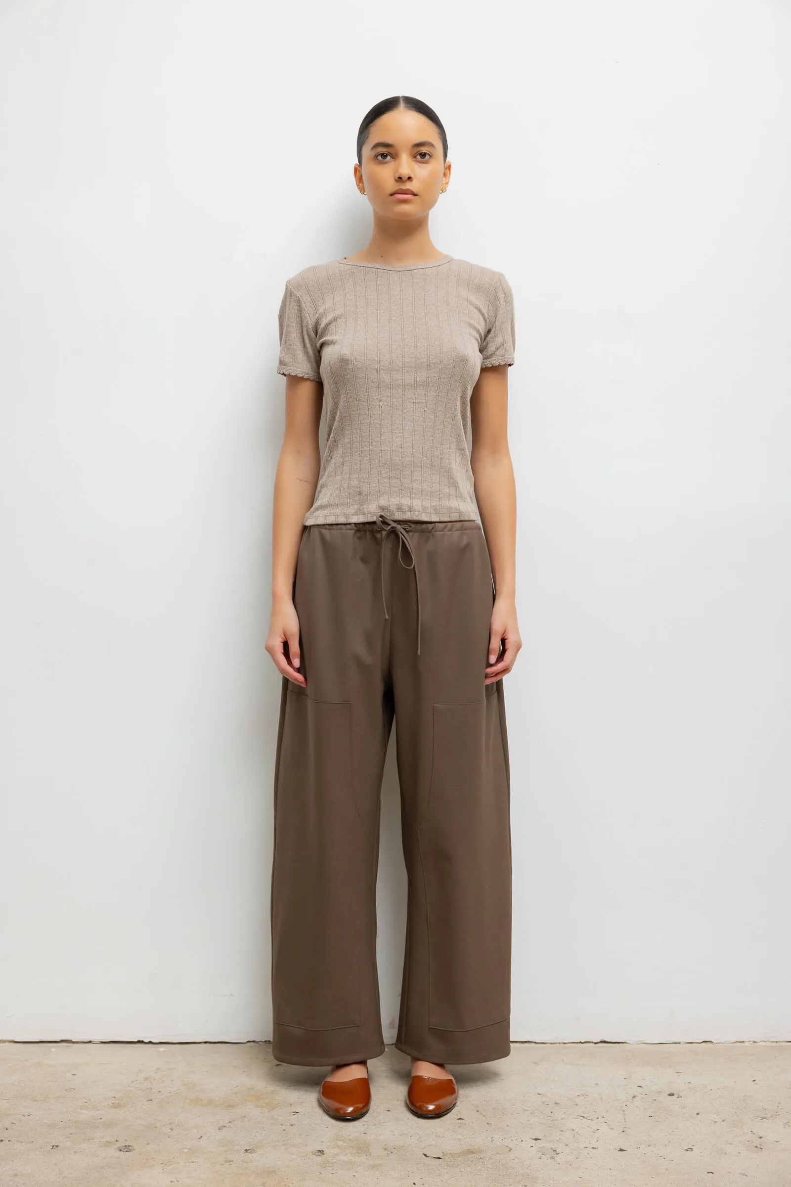 Pointelle Slim Fit Tee sold by Leset product image thumbnail 3