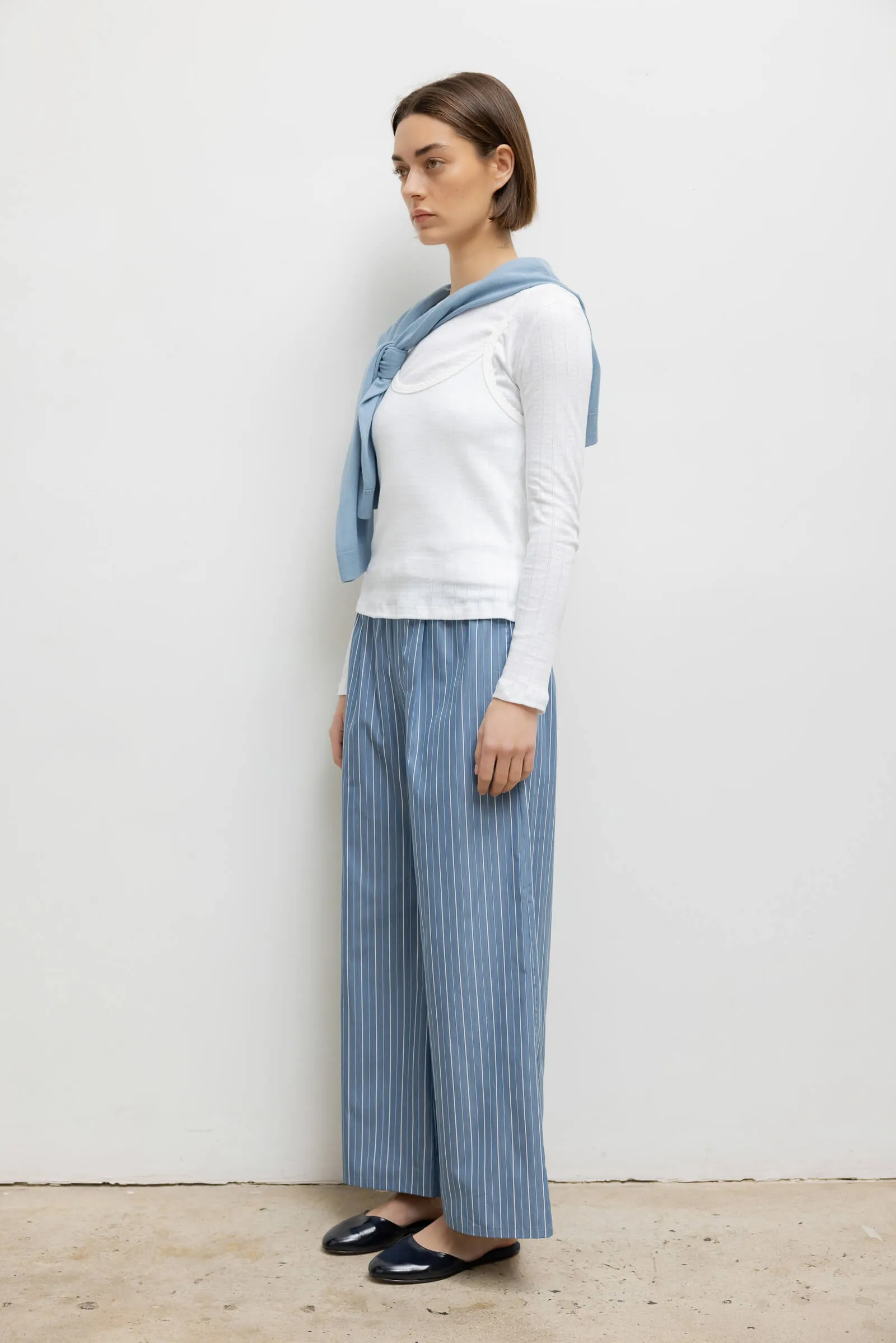 Pointelle Layered Long Sleeve sold by Leset product image thumbnail 5