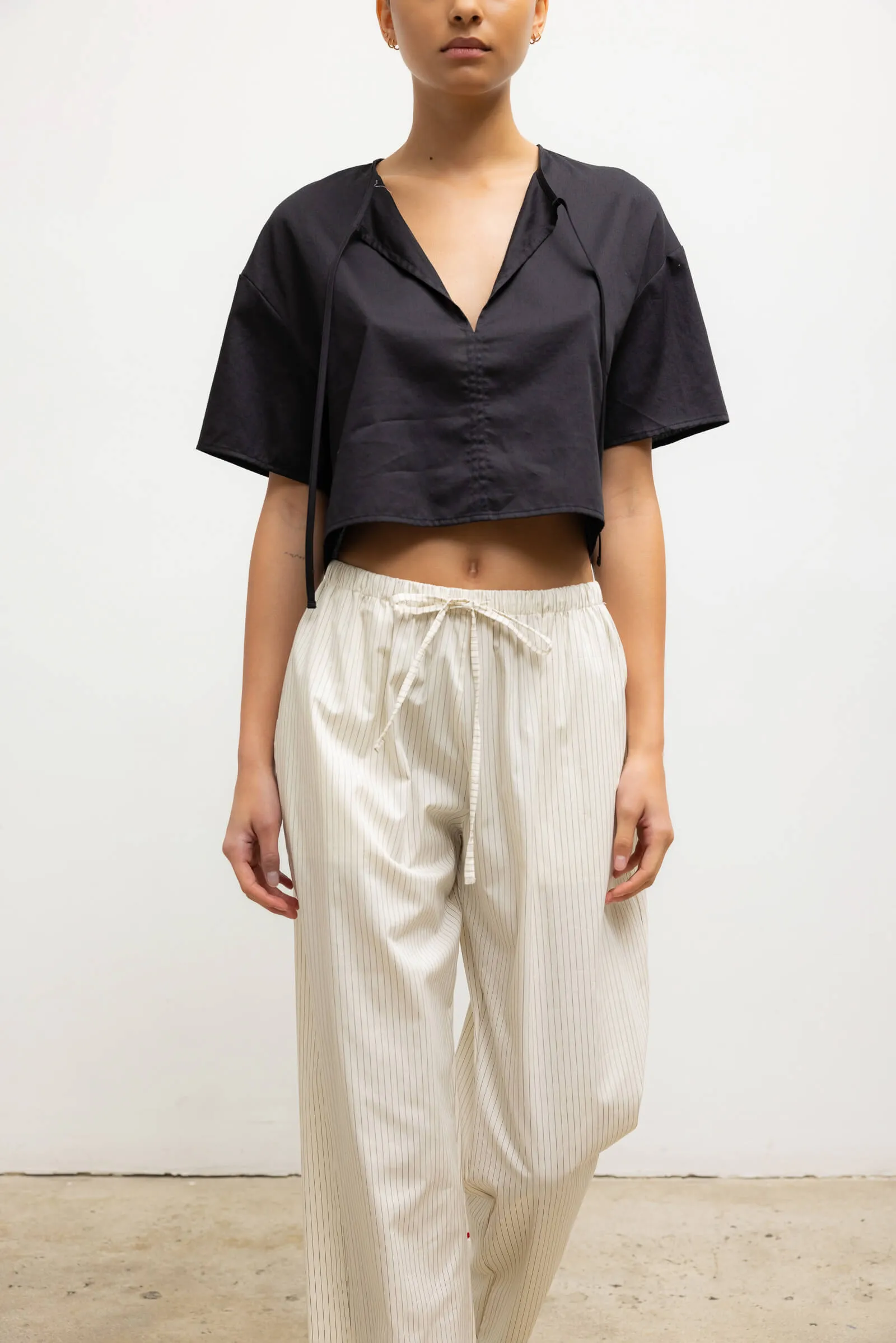 Yoko Short Sleeve Tie Top sold by Leset product image thumbnail 5