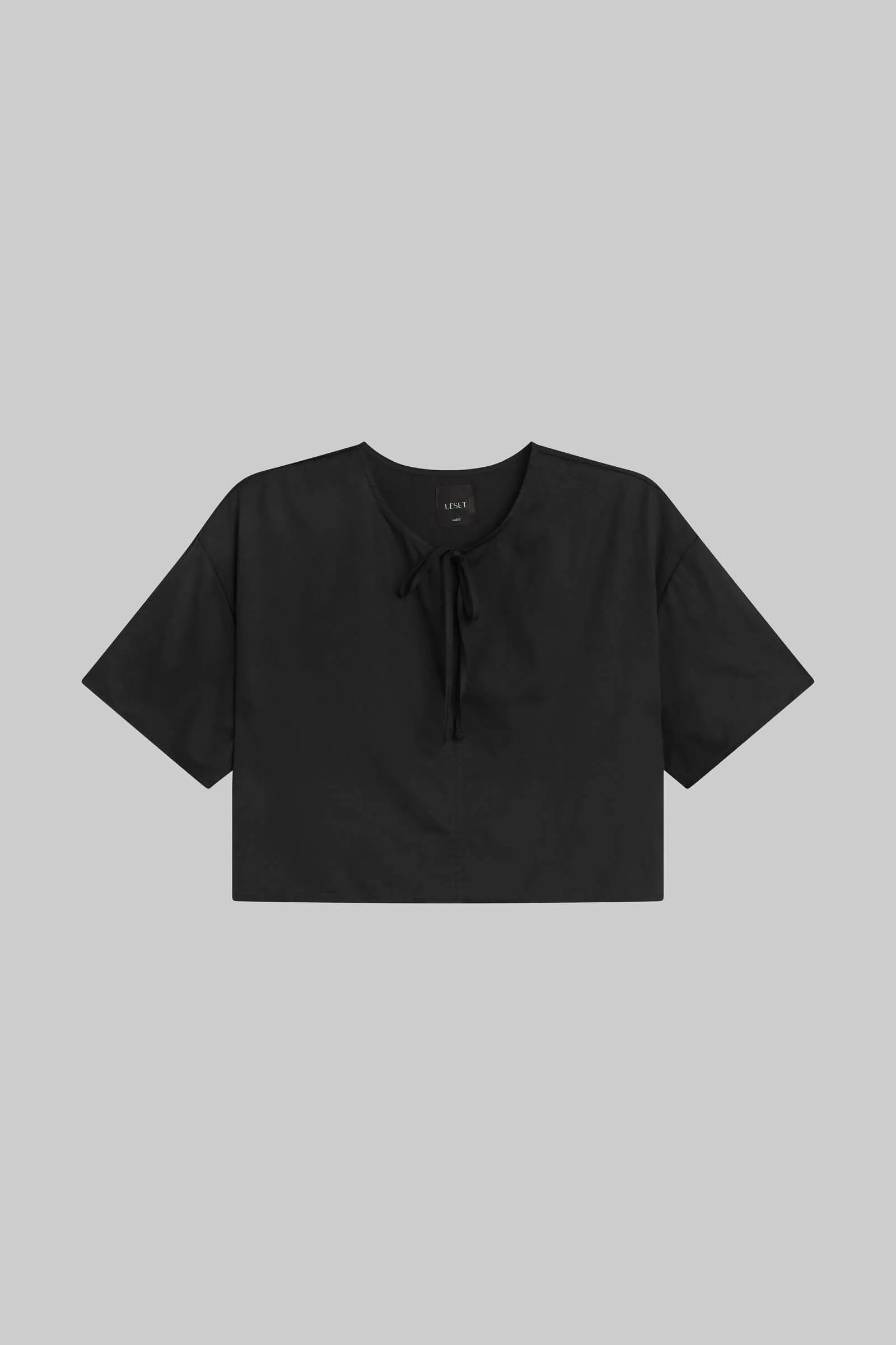 Yoko Short Sleeve Tie Top sold by Leset product image thumbnail 2