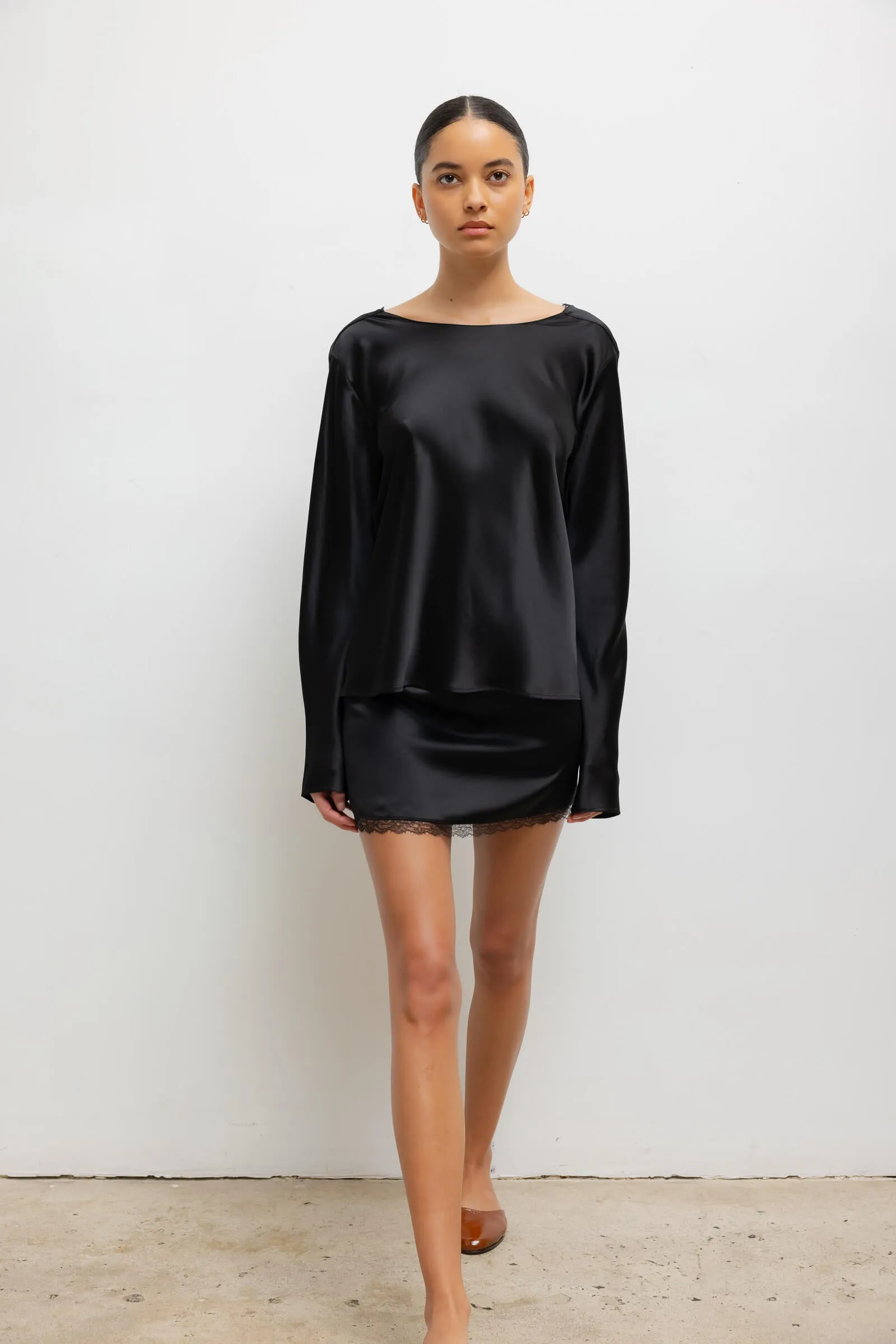 Barb Lace Mini Skirt sold by Leset product image thumbnail 3