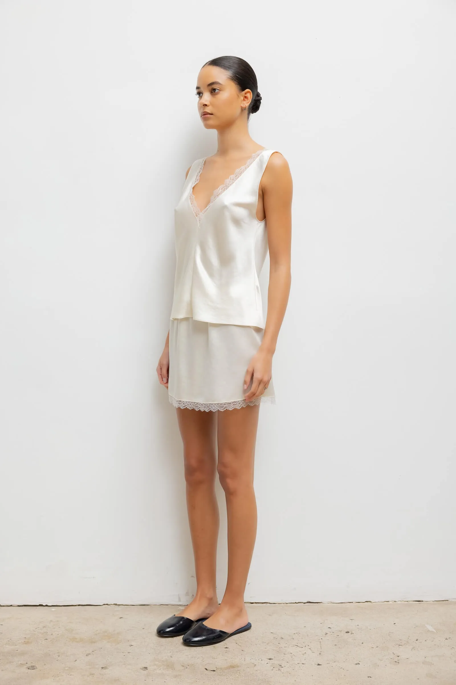 Barb Lace Mini Skirt sold by Leset product image thumbnail 5