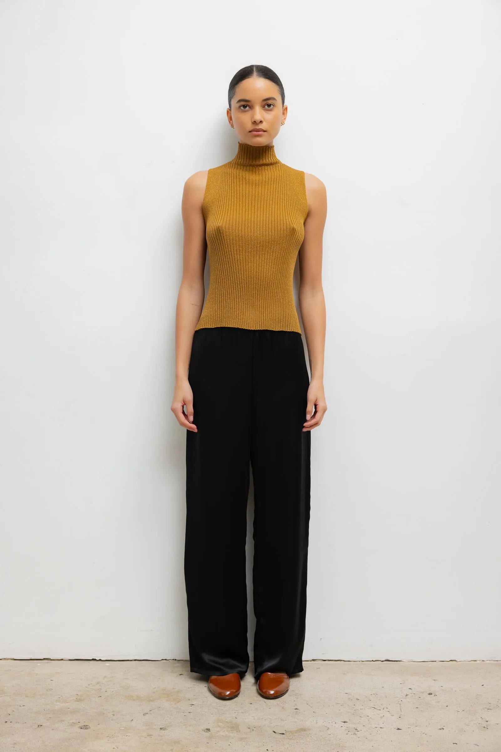 Blake Rib Sleeveless Turtleneck sold by Leset product image thumbnail 3