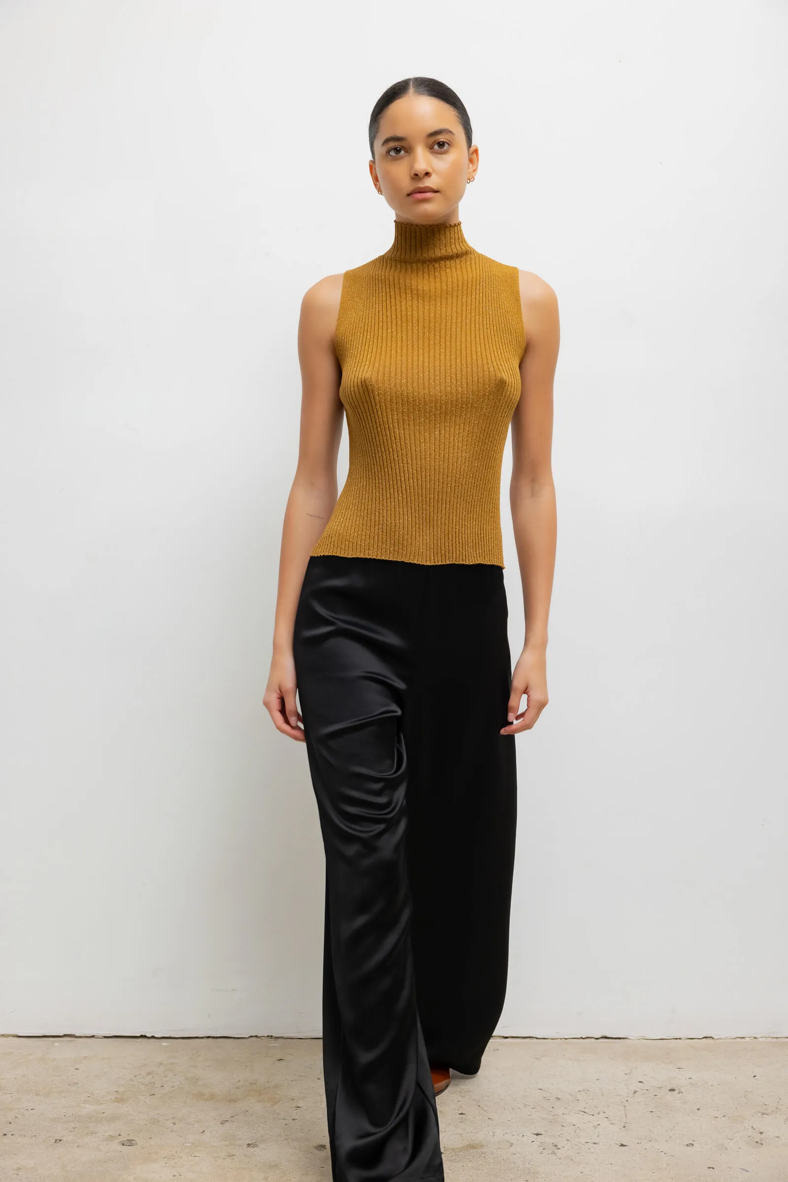 Blake Rib Sleeveless Turtleneck sold by Leset product image thumbnail 4