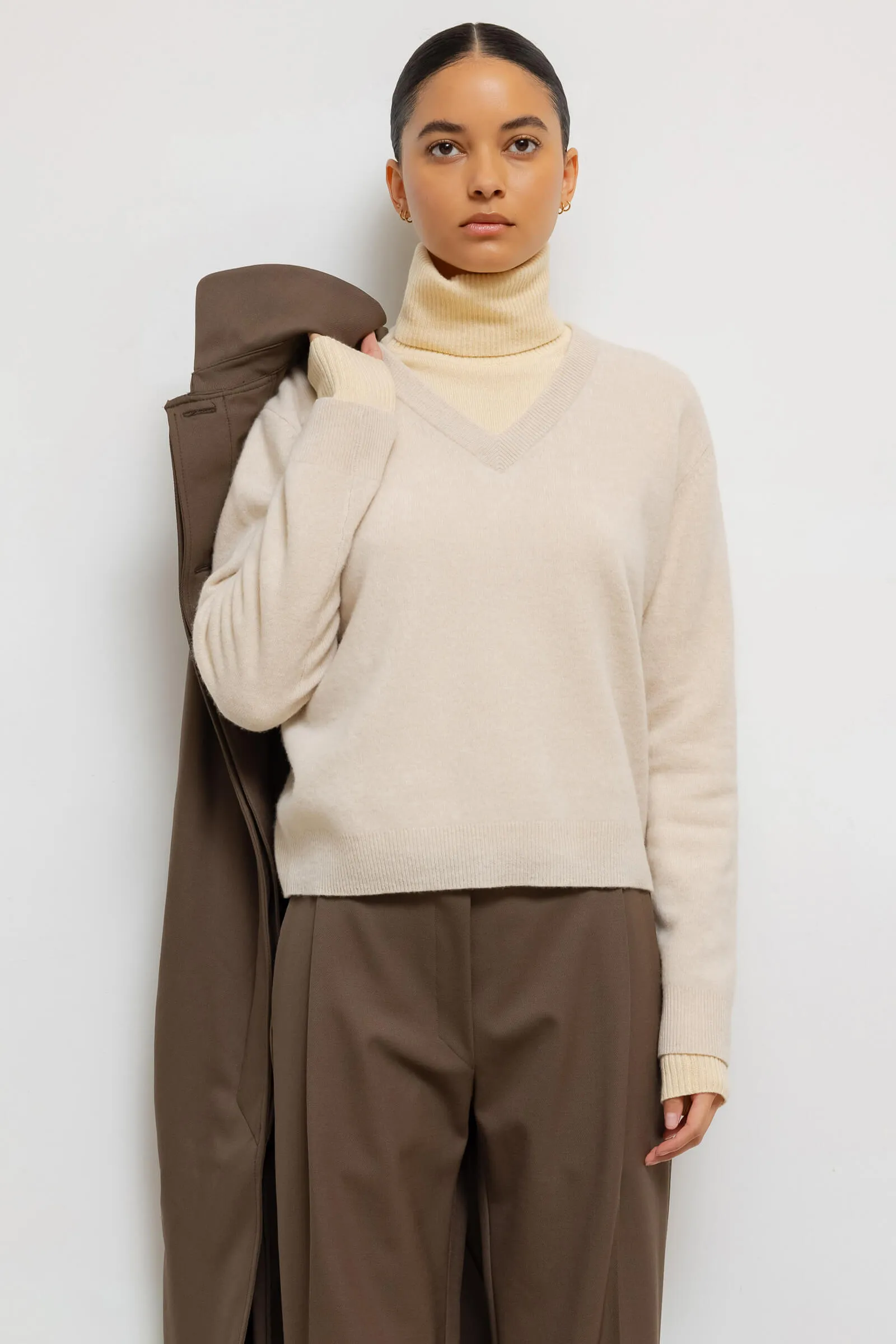Jesse V Neck Pullover sold by Leset