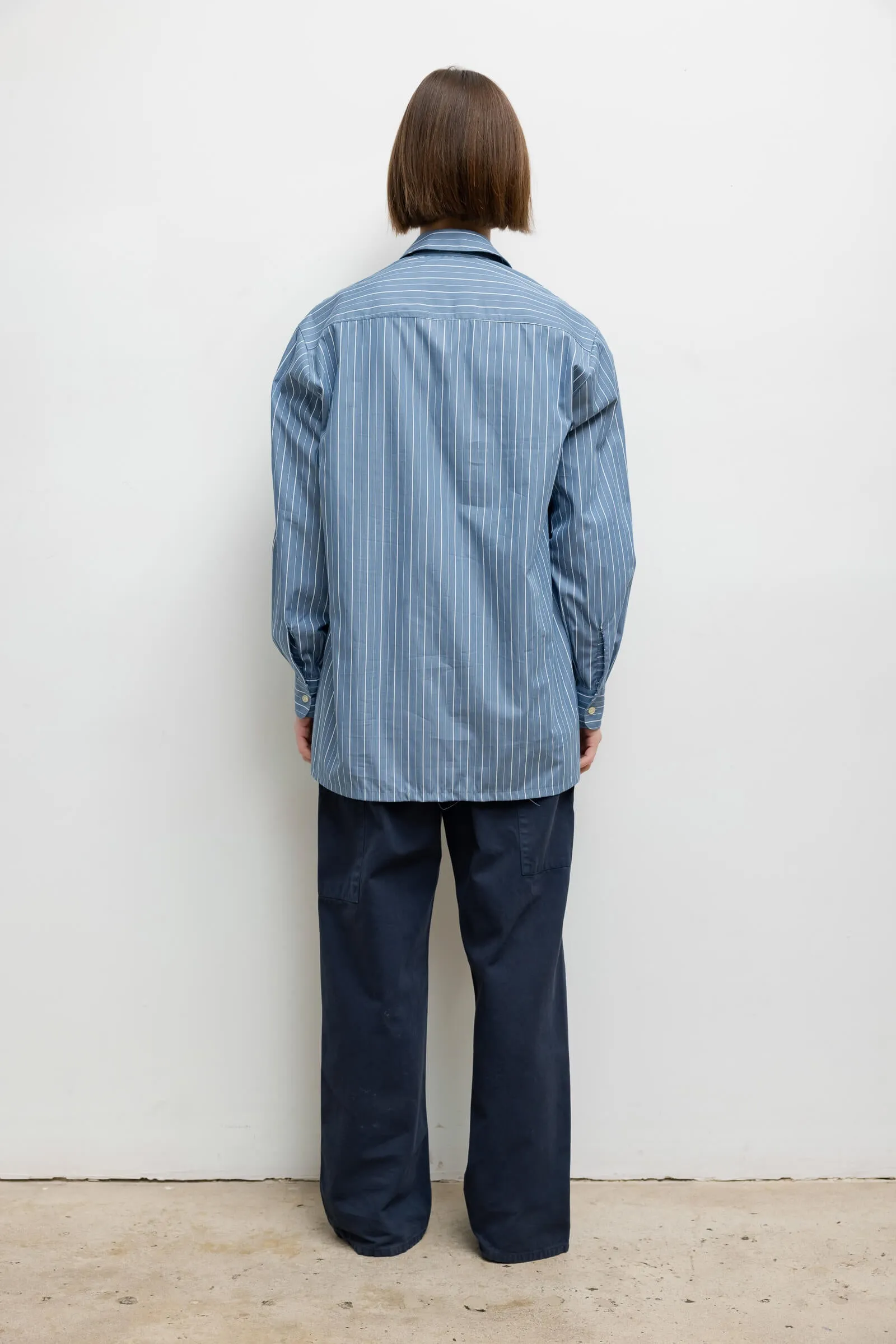 Yoshi Stripe Classic Oversized Button Down sold by Leset product image thumbnail 5