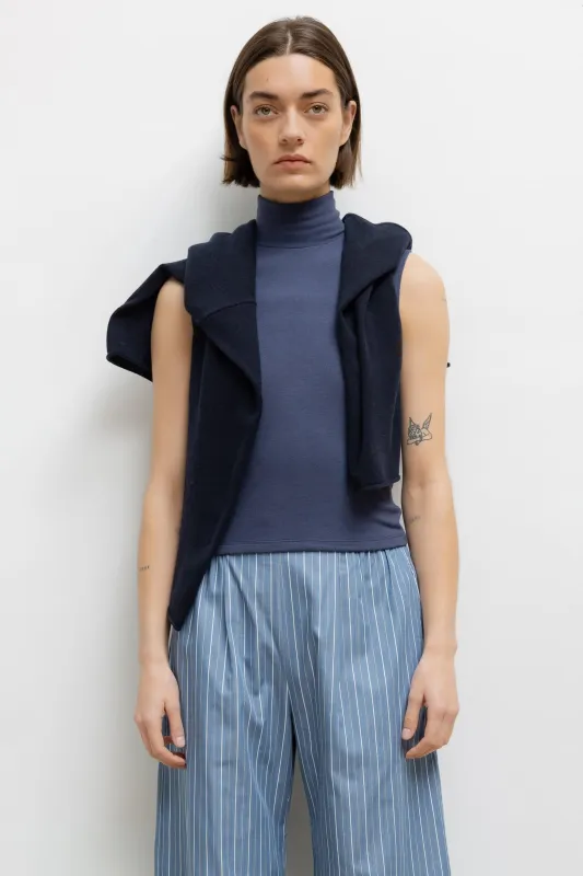 Lauren Sleeveless Turtleneck sold by Leset