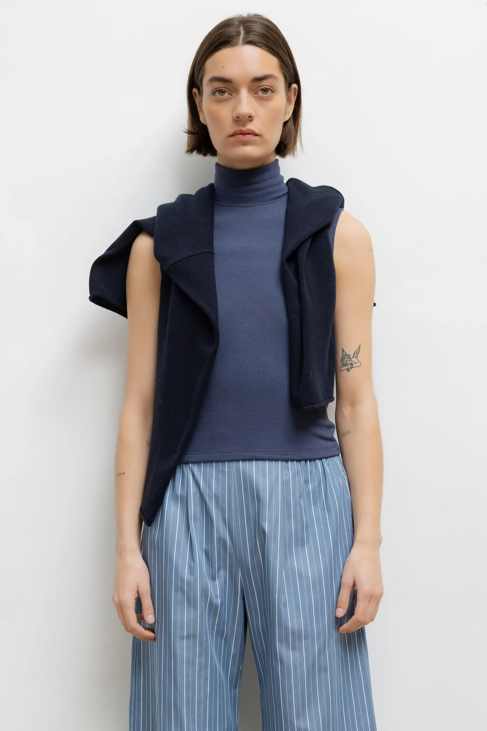 Lauren Sleeveless Turtleneck sold by Leset