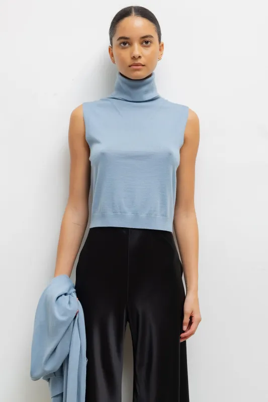James Sleeveless Turtleneck sold by Leset