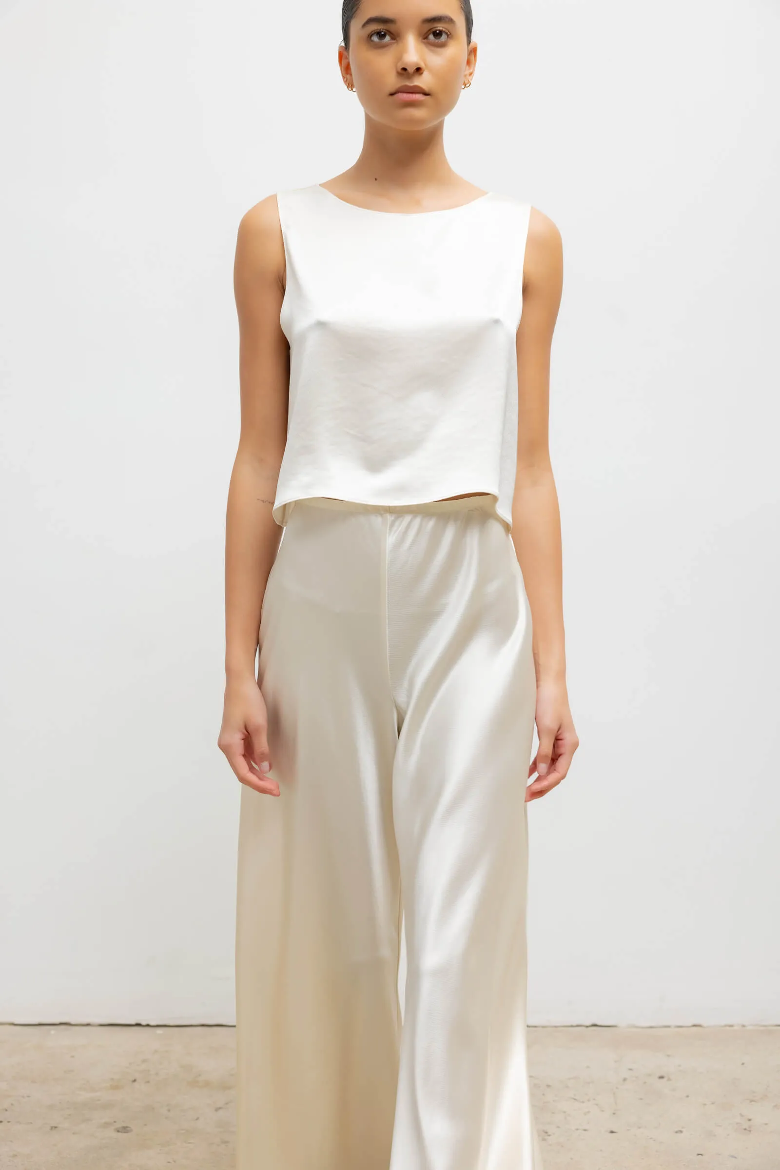 Barb Crop Sleeveless Crew sold by Leset product image thumbnail 3