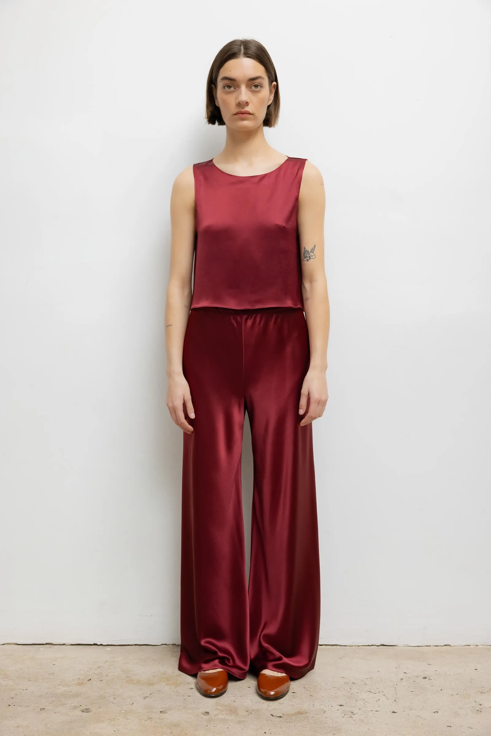 Barb Crop Sleeveless Crew sold by Leset product image thumbnail 3