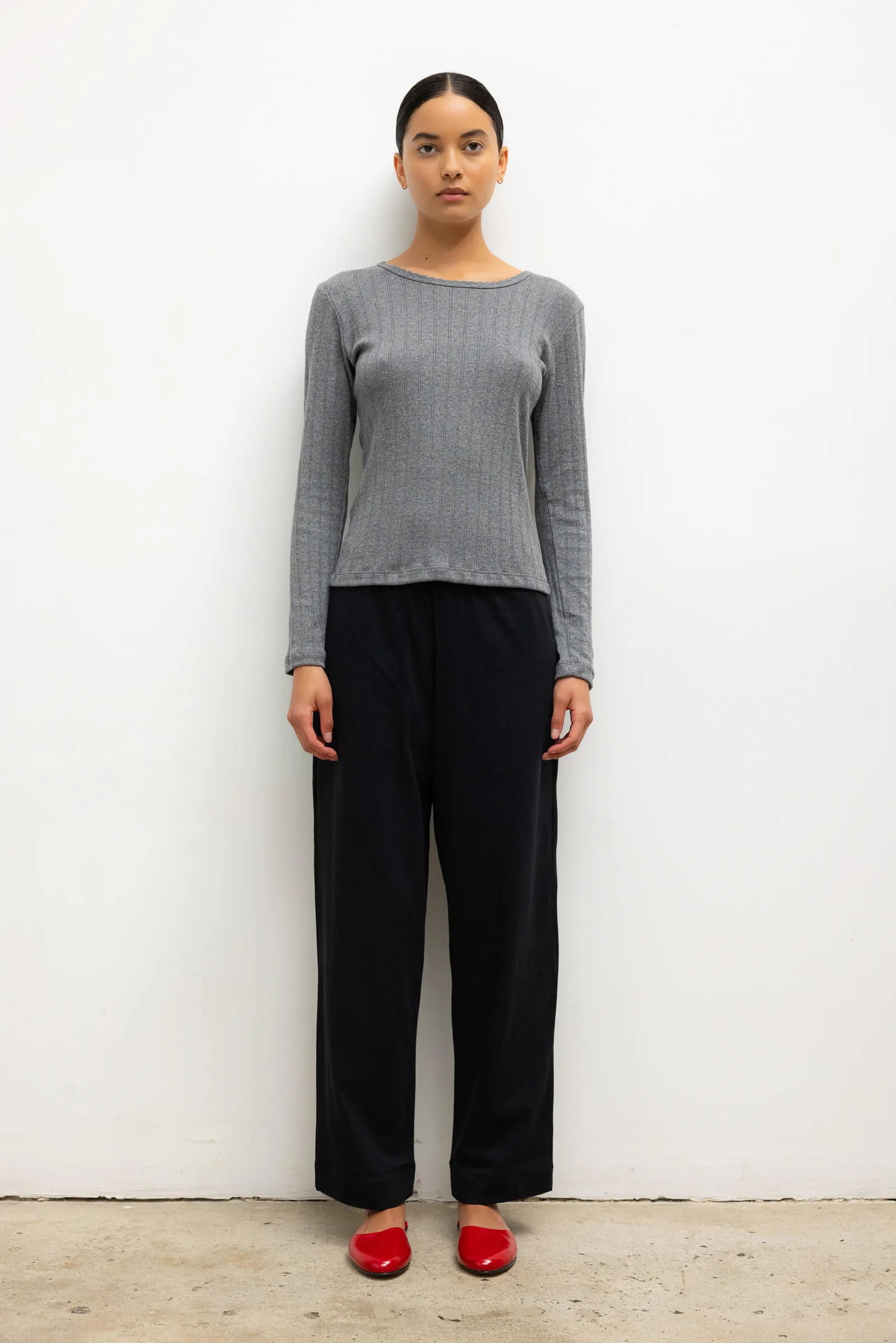 Pointelle Slim Fit Long Sleeve sold by Leset product image thumbnail 3