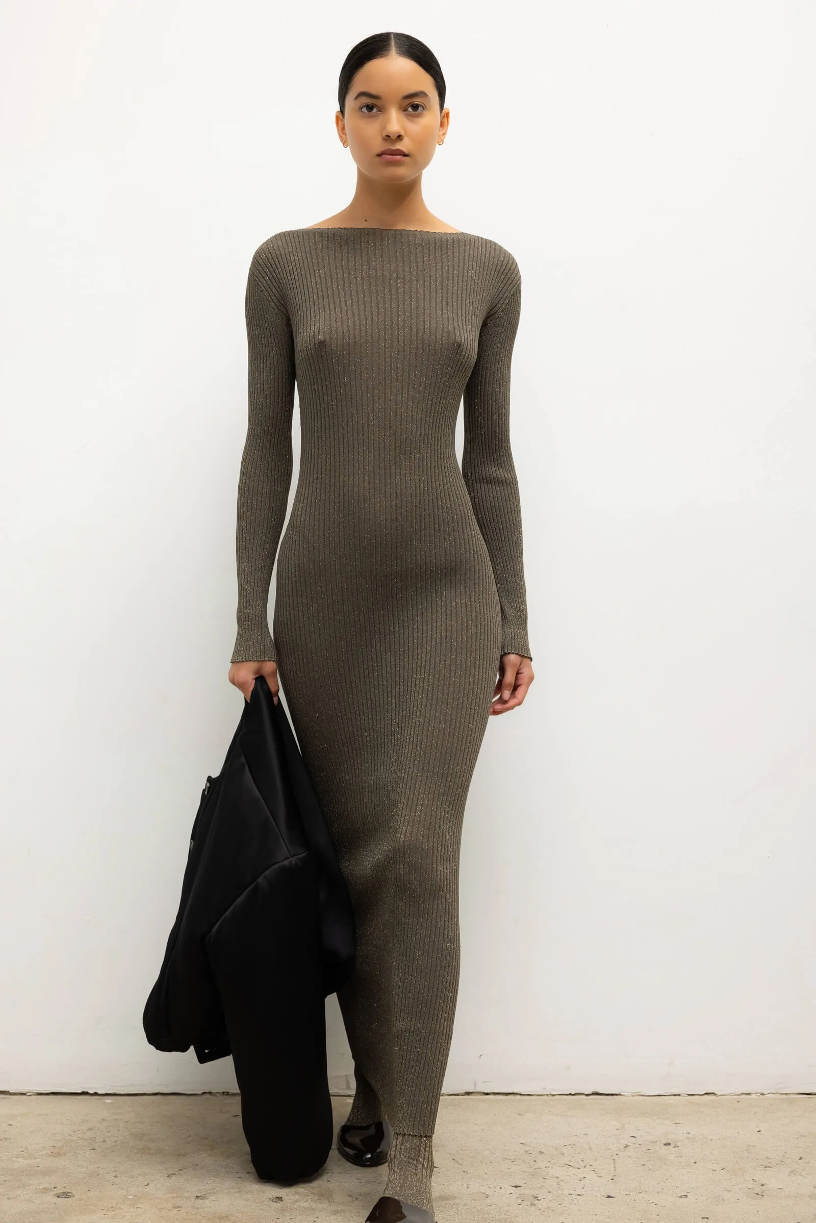 Blake Rib Long Sleeve Maxi sold by Leset product image thumbnail 3