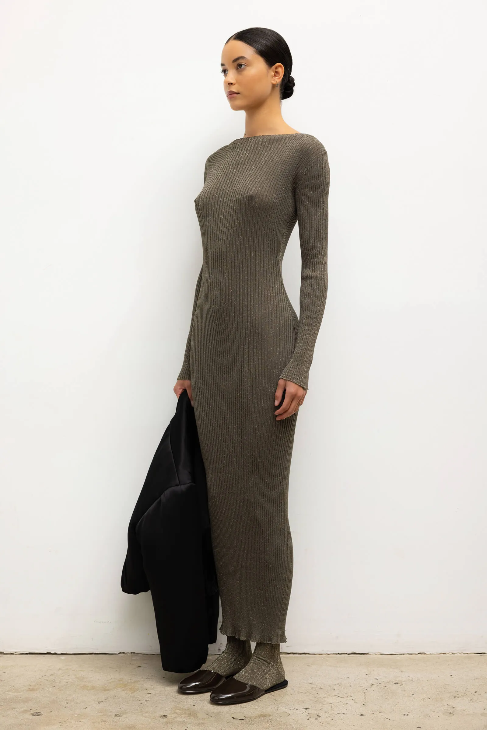 Blake Rib Long Sleeve Maxi sold by Leset product image thumbnail 5