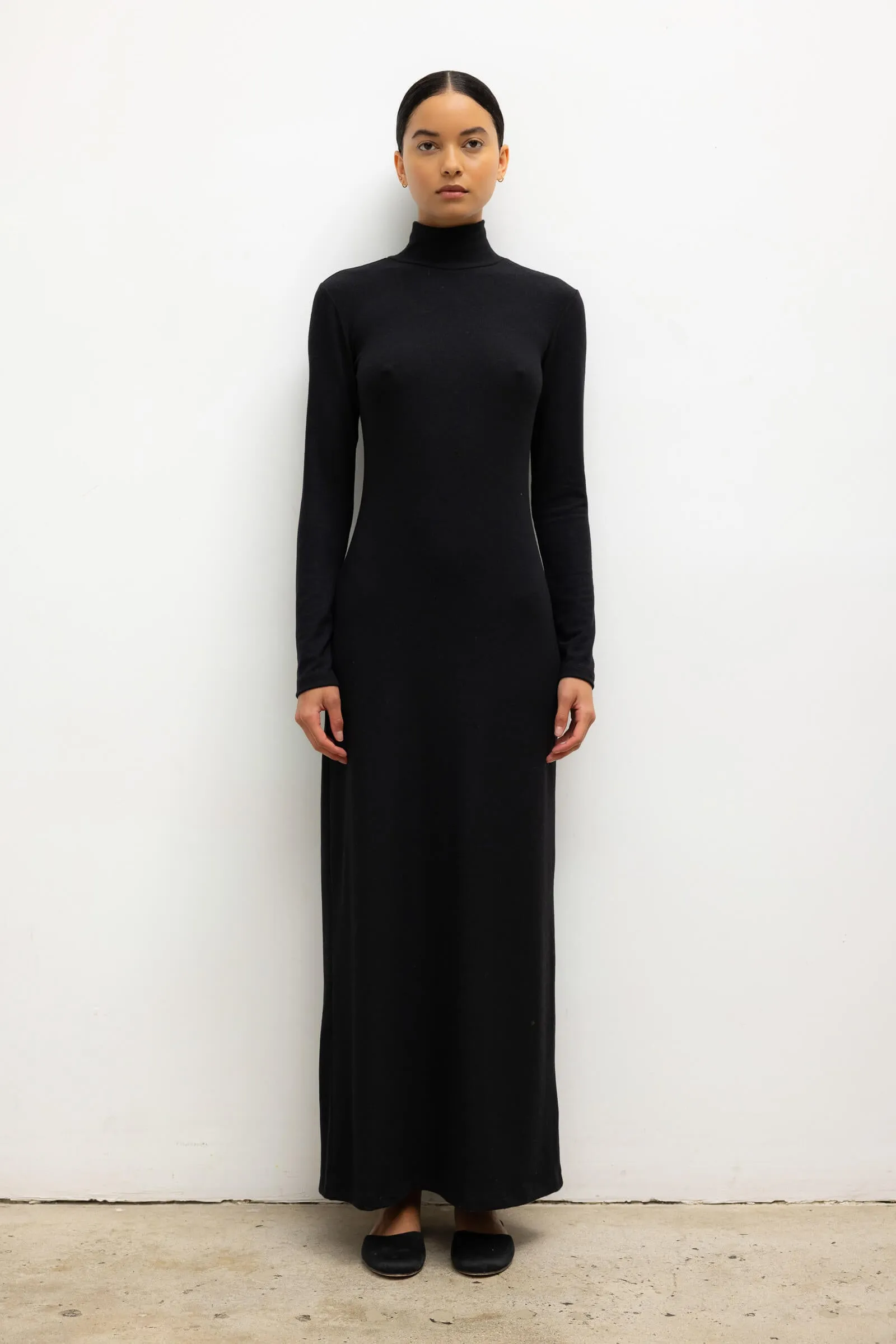 Lauren Turtleneck Maxi Dress sold by Leset