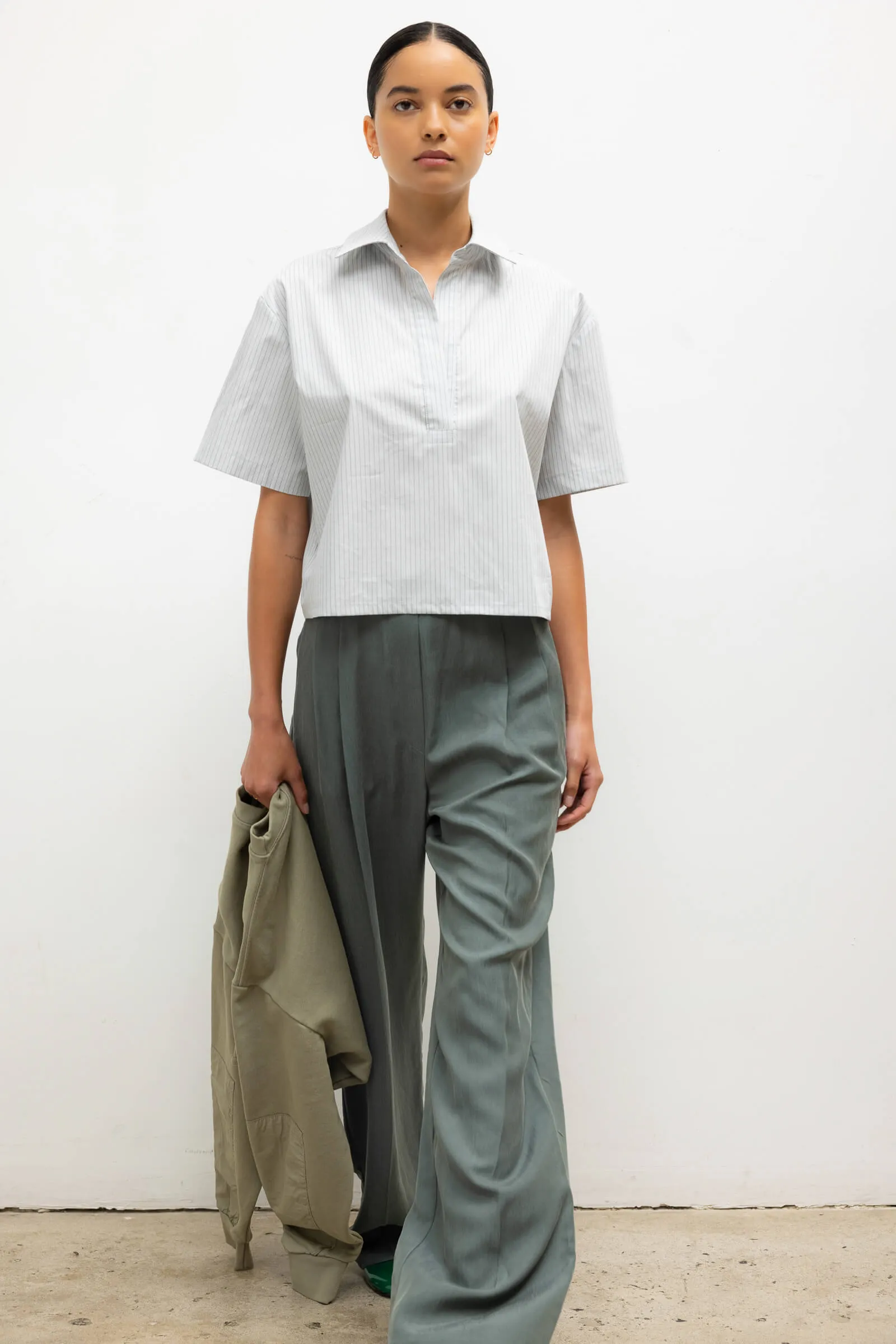 Yoshi Stripe Short Sleeve Polo sold by Leset product image thumbnail 4