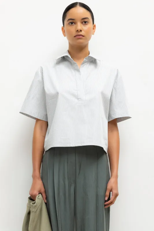 Yoshi Stripe Short Sleeve Polo sold by Leset