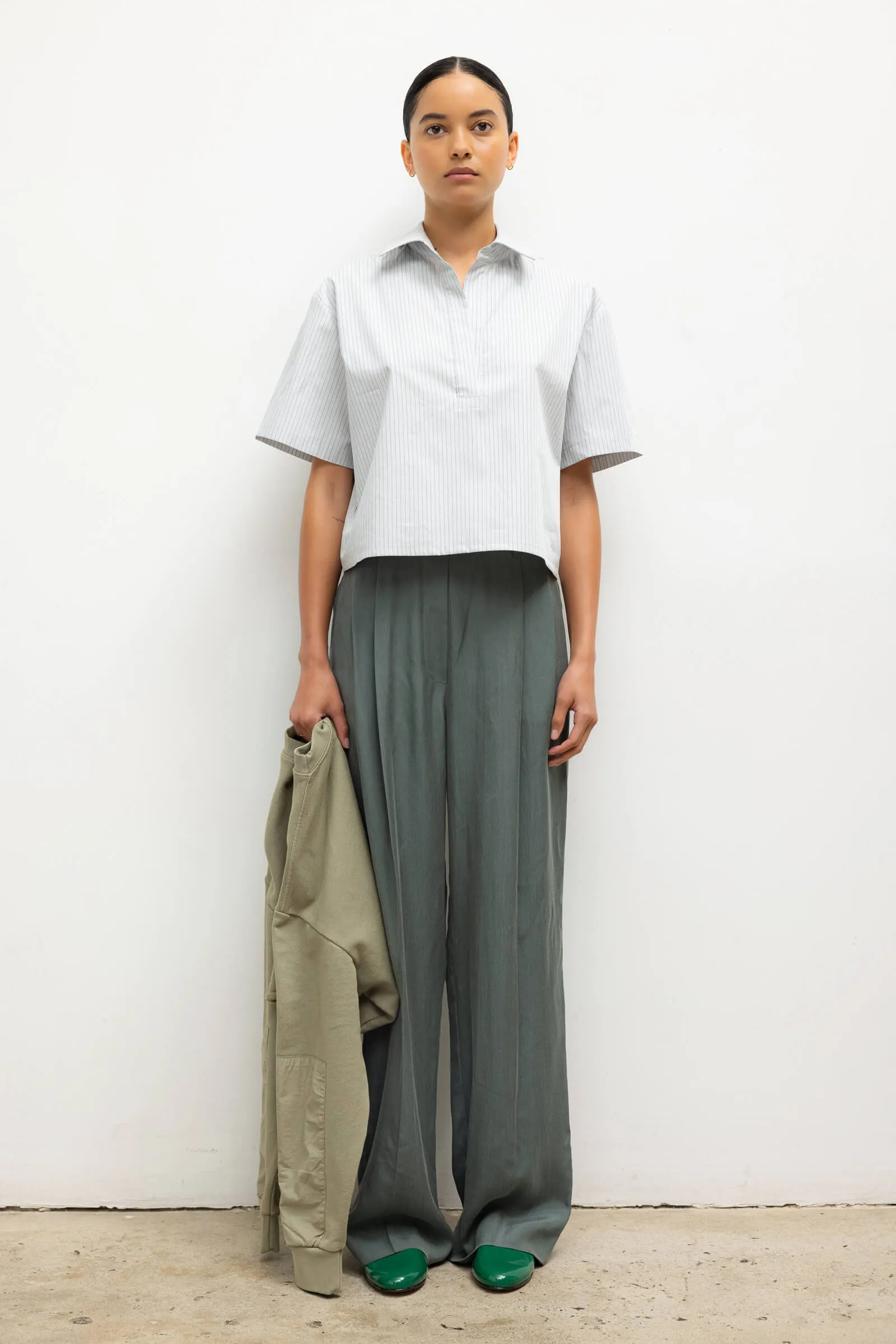 Yoshi Stripe Short Sleeve Polo sold by Leset product image thumbnail 3