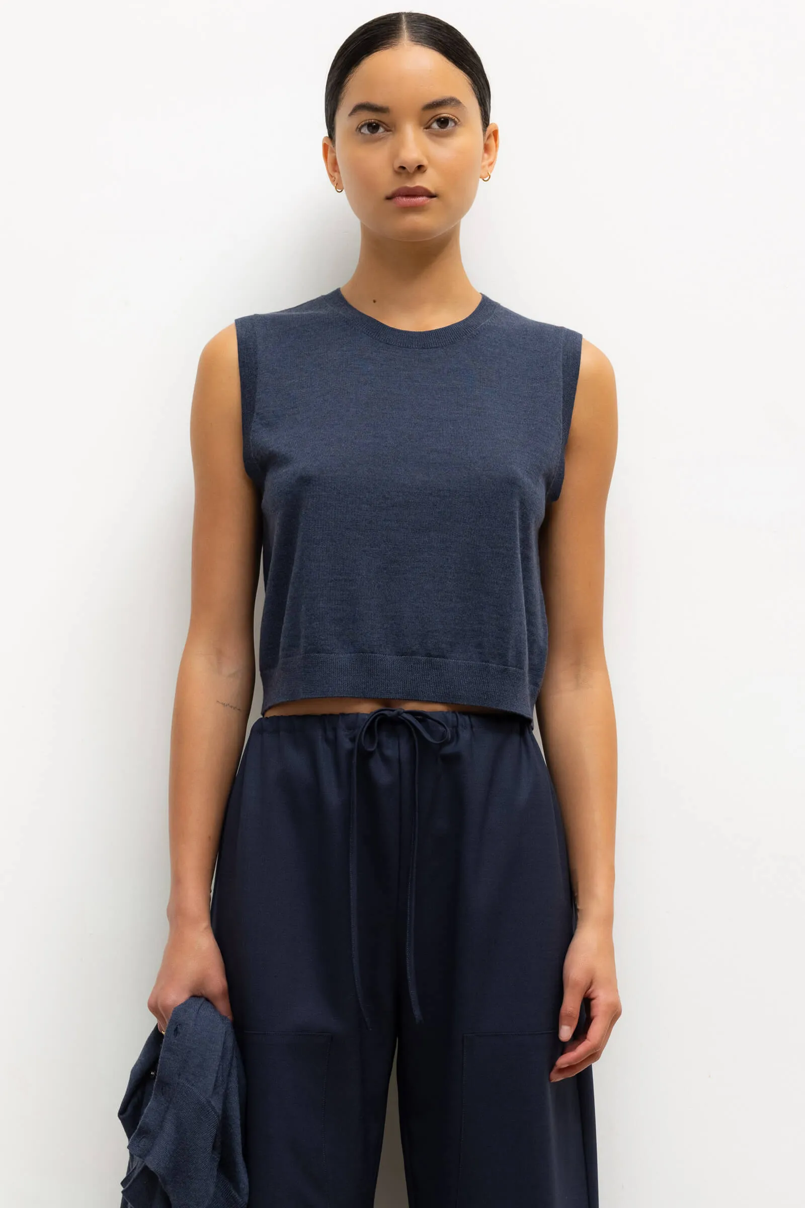 James Sleeveless Crew sold by Leset