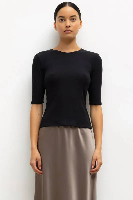 Lauren Mid Sleeve Tee sold by Leset